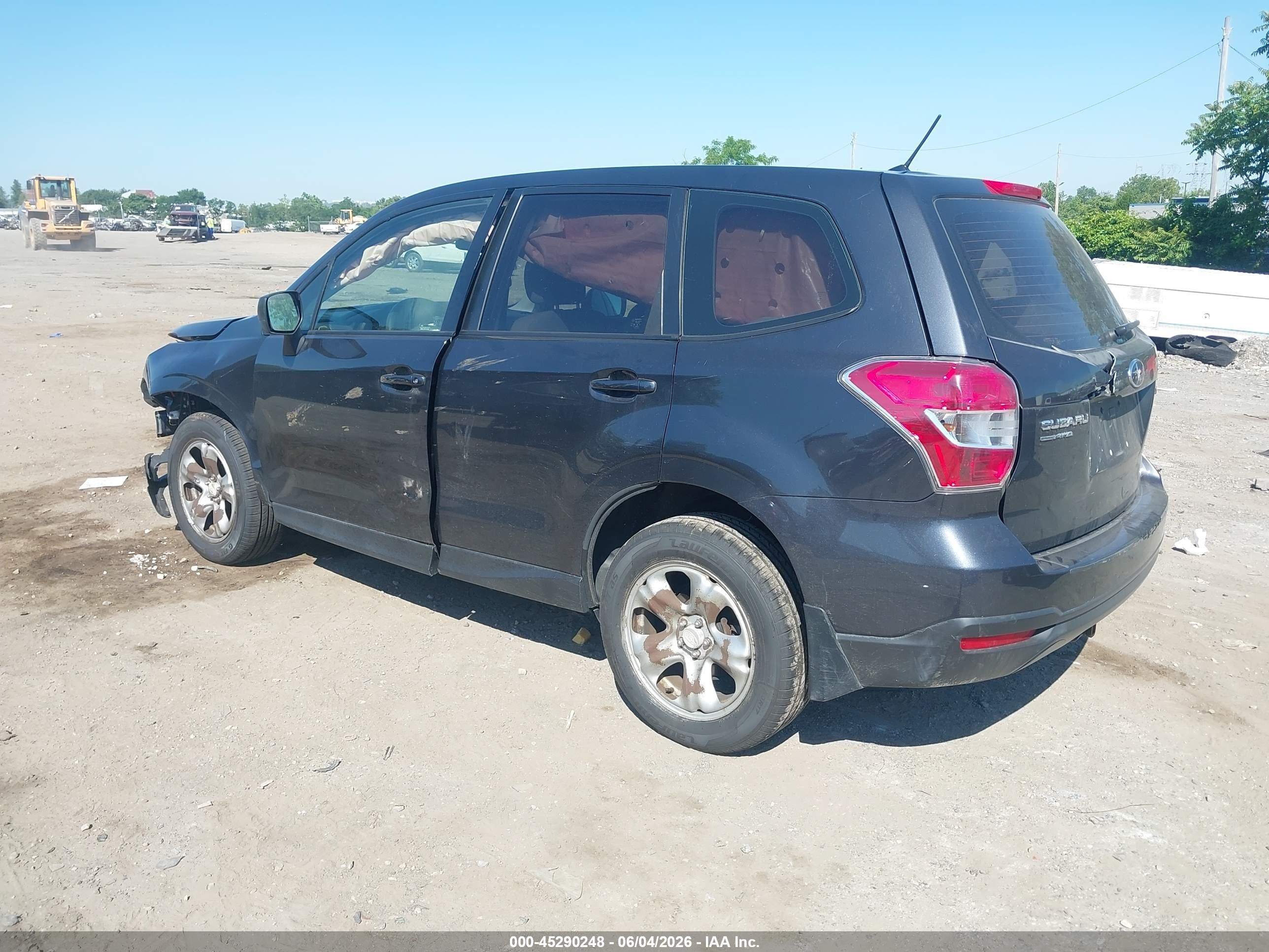 2014 Subaru Forester 2.5i Gray vin: JF2SJAAC3EG451444
