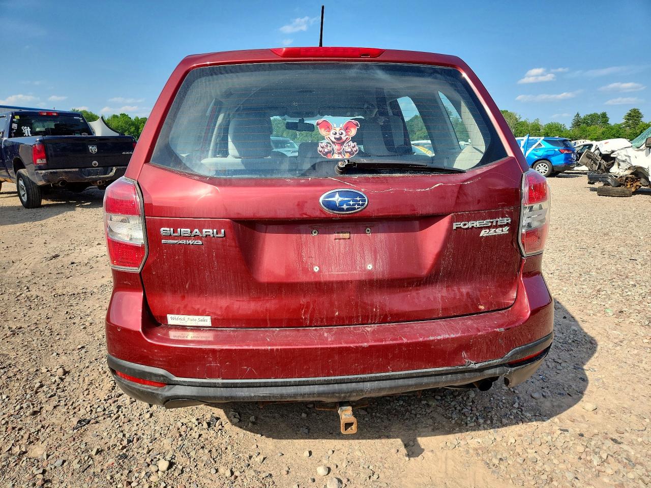 2014 Subaru Forester 2.5i Red vin: JF2SJAAC3EH407065