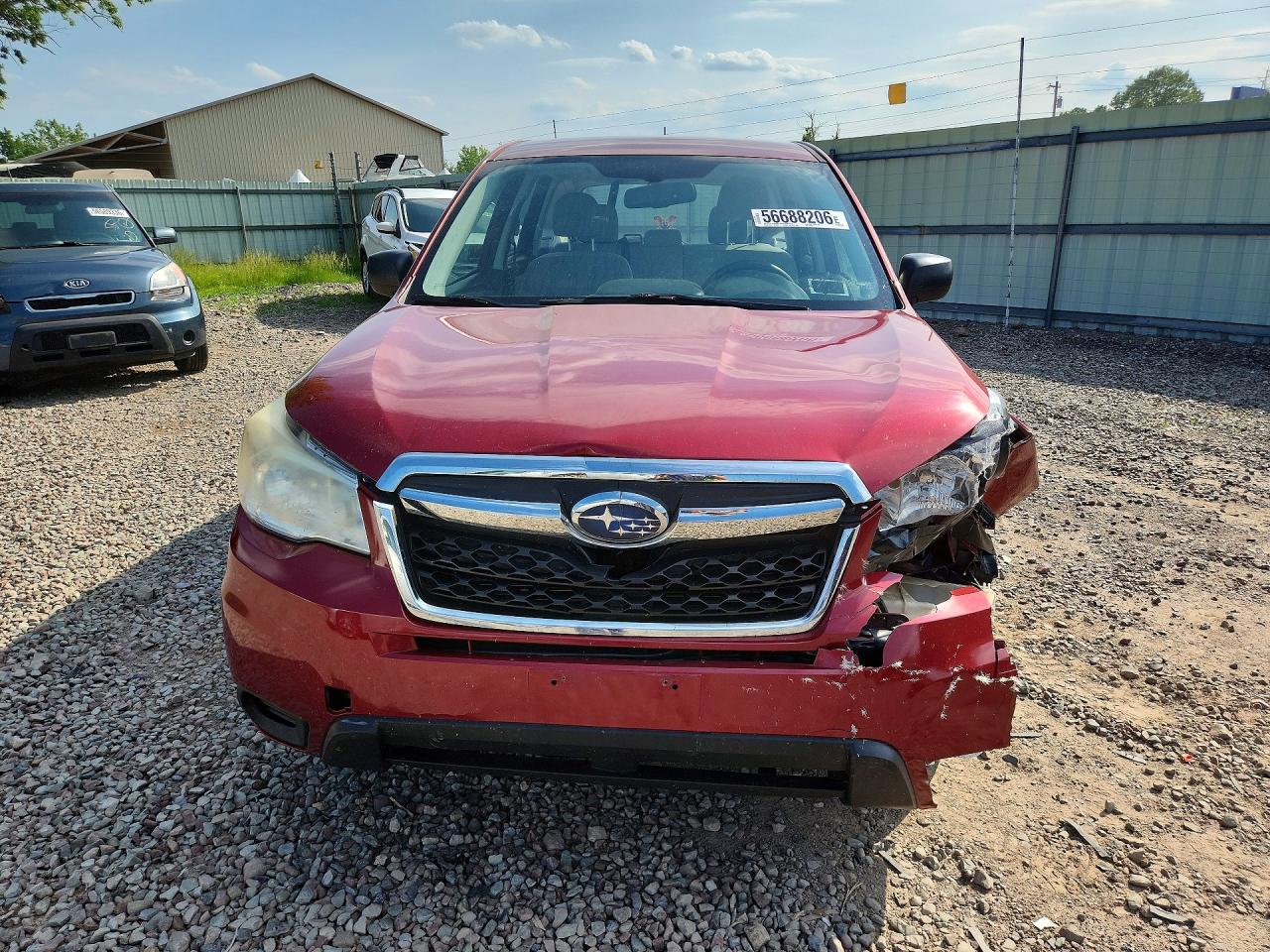 2014 Subaru Forester 2.5i Red vin: JF2SJAAC3EH407065