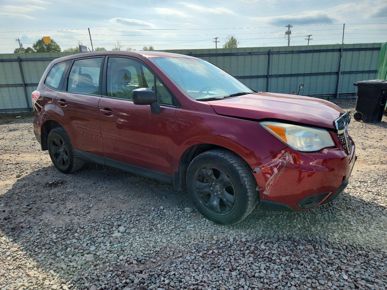 2014 Subaru Forester 2.5i Red vin: JF2SJAAC3EH407065