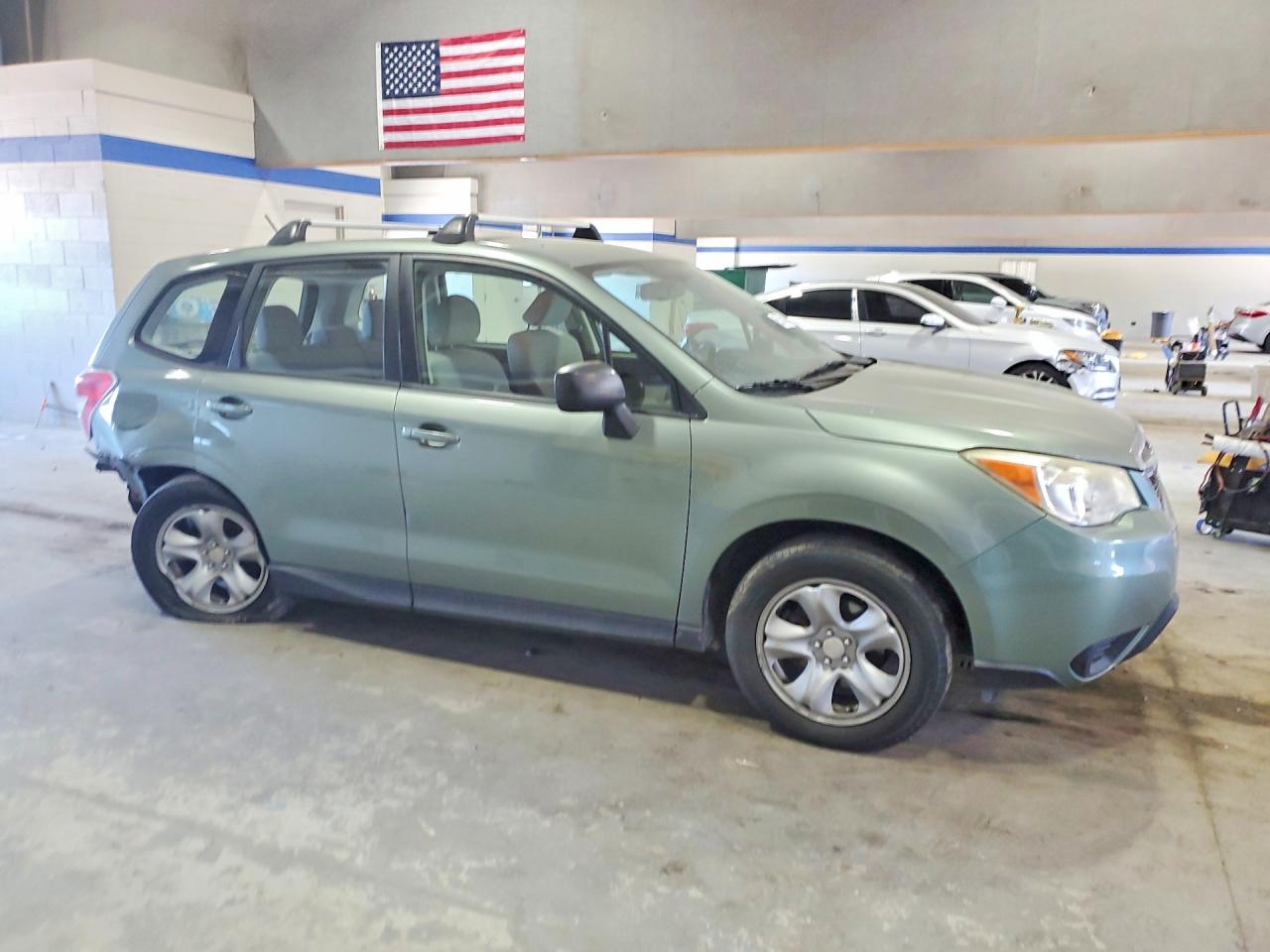 2014 Subaru Forester 2.5i Green vin: JF2SJAAC3EH426005