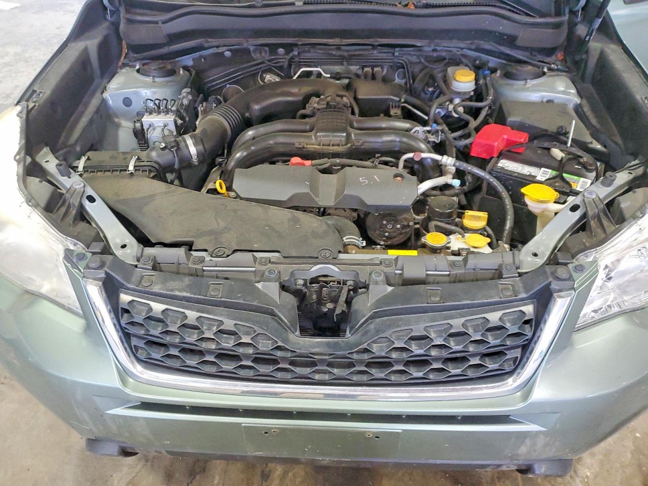 2014 Subaru Forester 2.5i Green vin: JF2SJAAC3EH426005