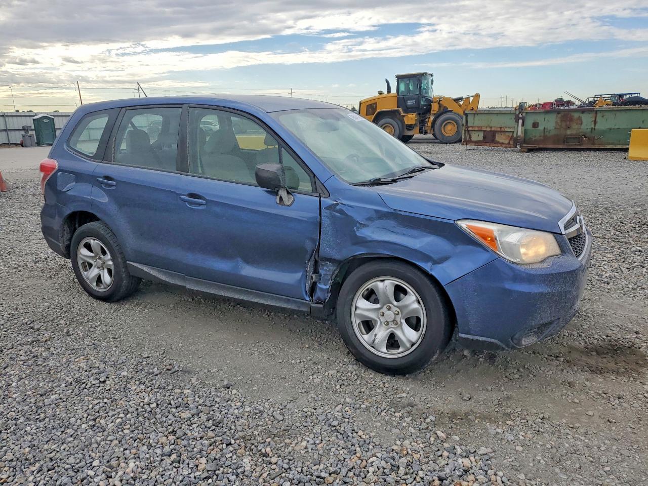 2014 Subaru Forester 2.5i Blue vin: JF2SJAAC3EH477603
