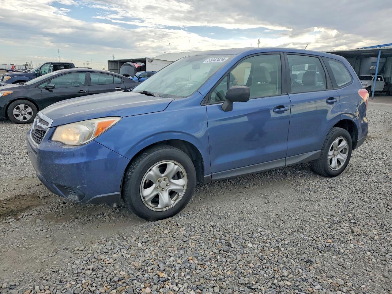2014 Subaru Forester 2.5i Blue vin: JF2SJAAC3EH477603