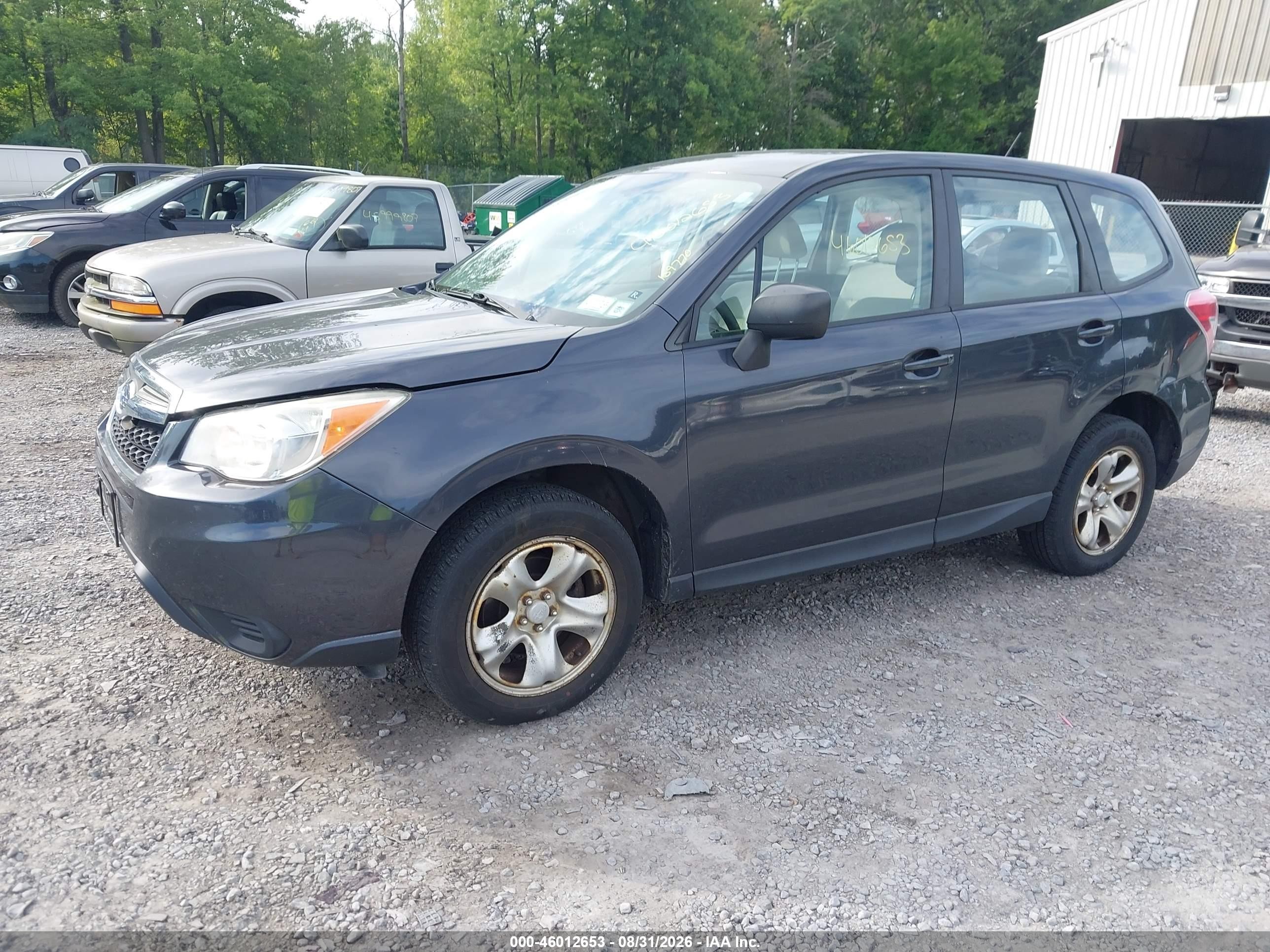 2014 Subaru Forester 2.5i Black vin: JF2SJAAC3EH484146
