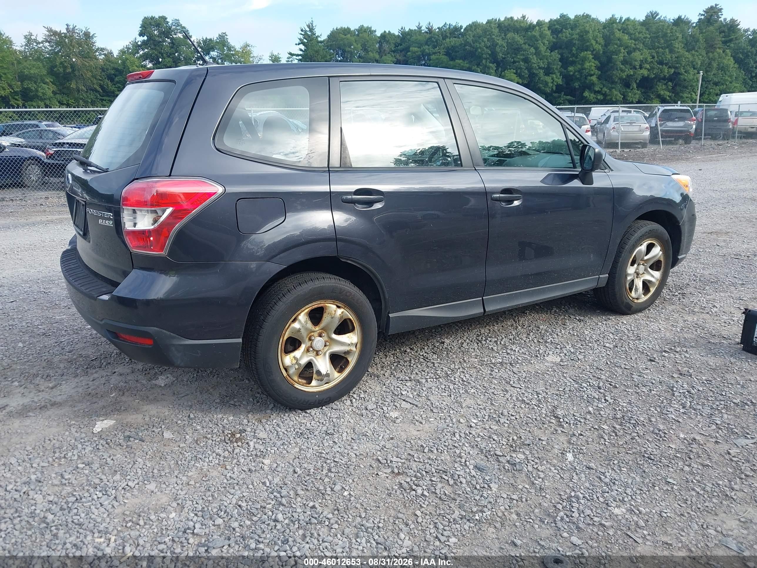 2014 Subaru Forester 2.5i Black vin: JF2SJAAC3EH484146