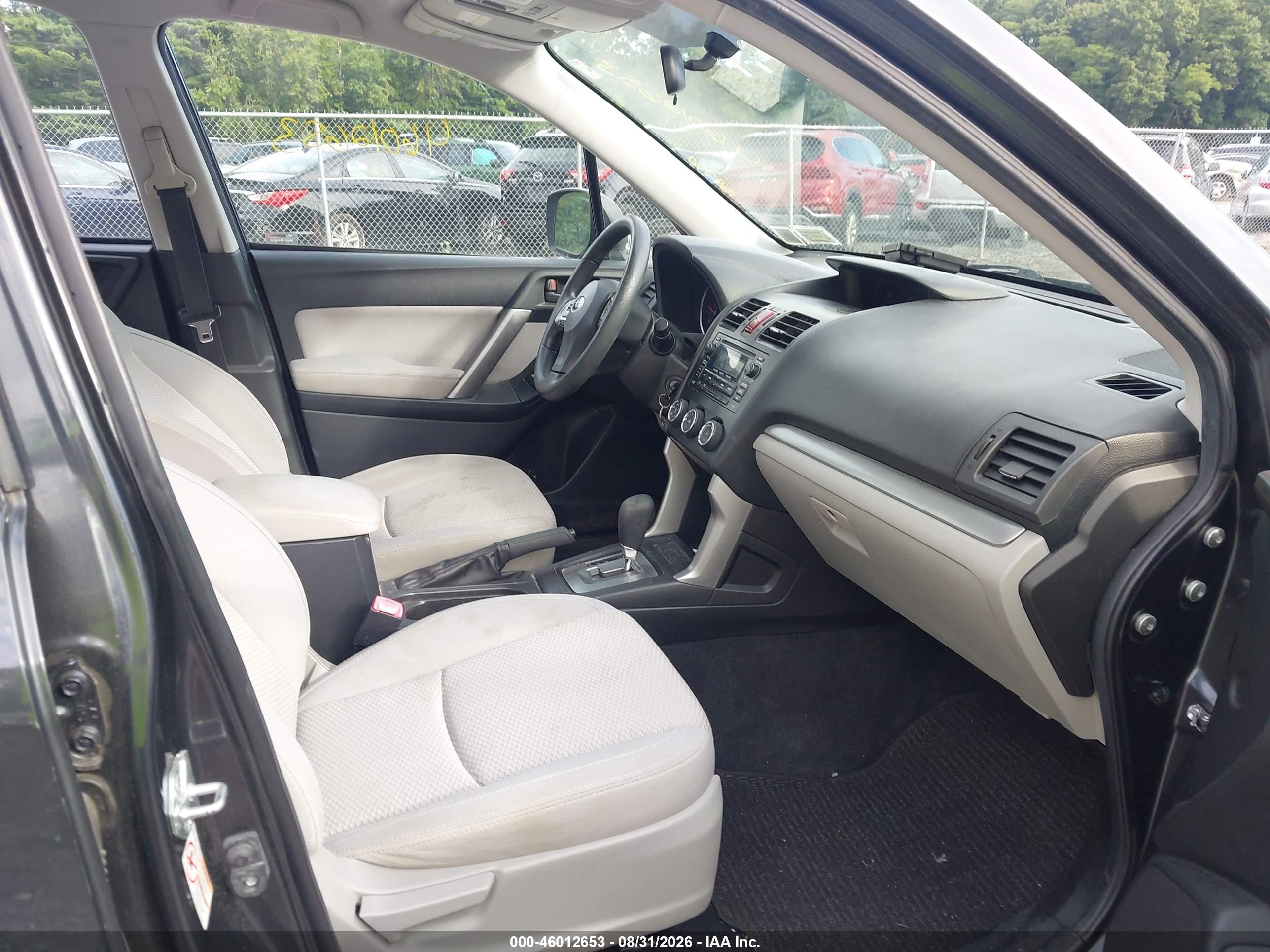 2014 Subaru Forester 2.5i Black vin: JF2SJAAC3EH484146