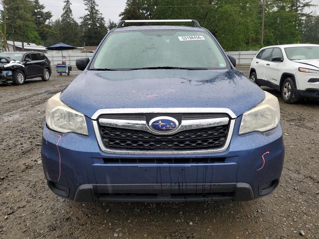2014 Subaru Forester 2.5i Blue vin: JF2SJAAC3EH491257