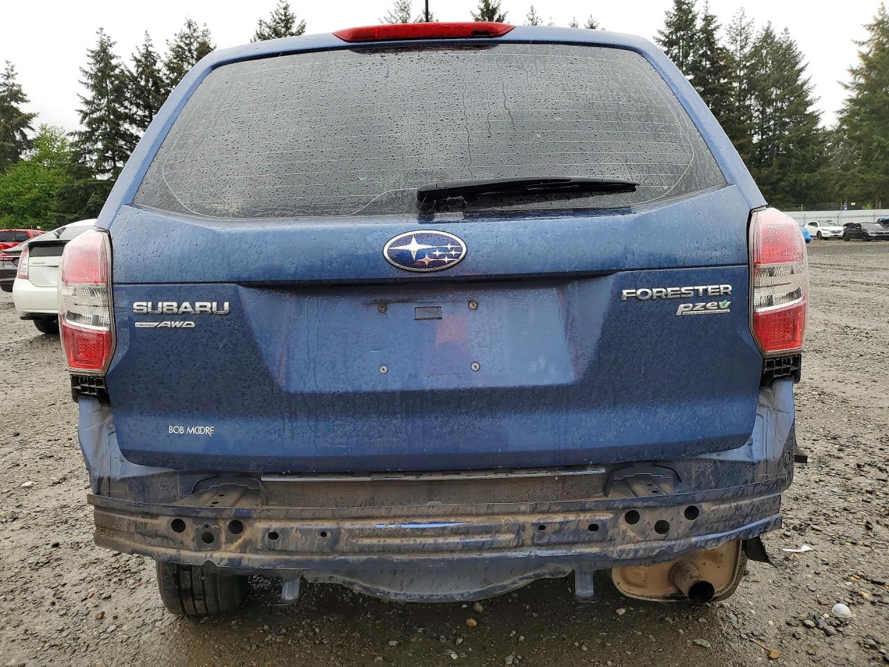 2014 Subaru Forester 2.5i Blue vin: JF2SJAAC3EH491257