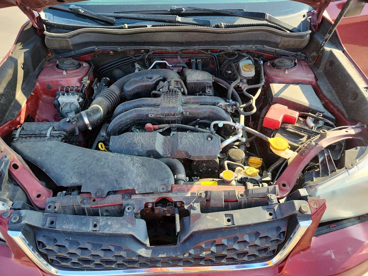 2014 Subaru Forester 2.5i Burgundy vin: JF2SJAAC3EH510647