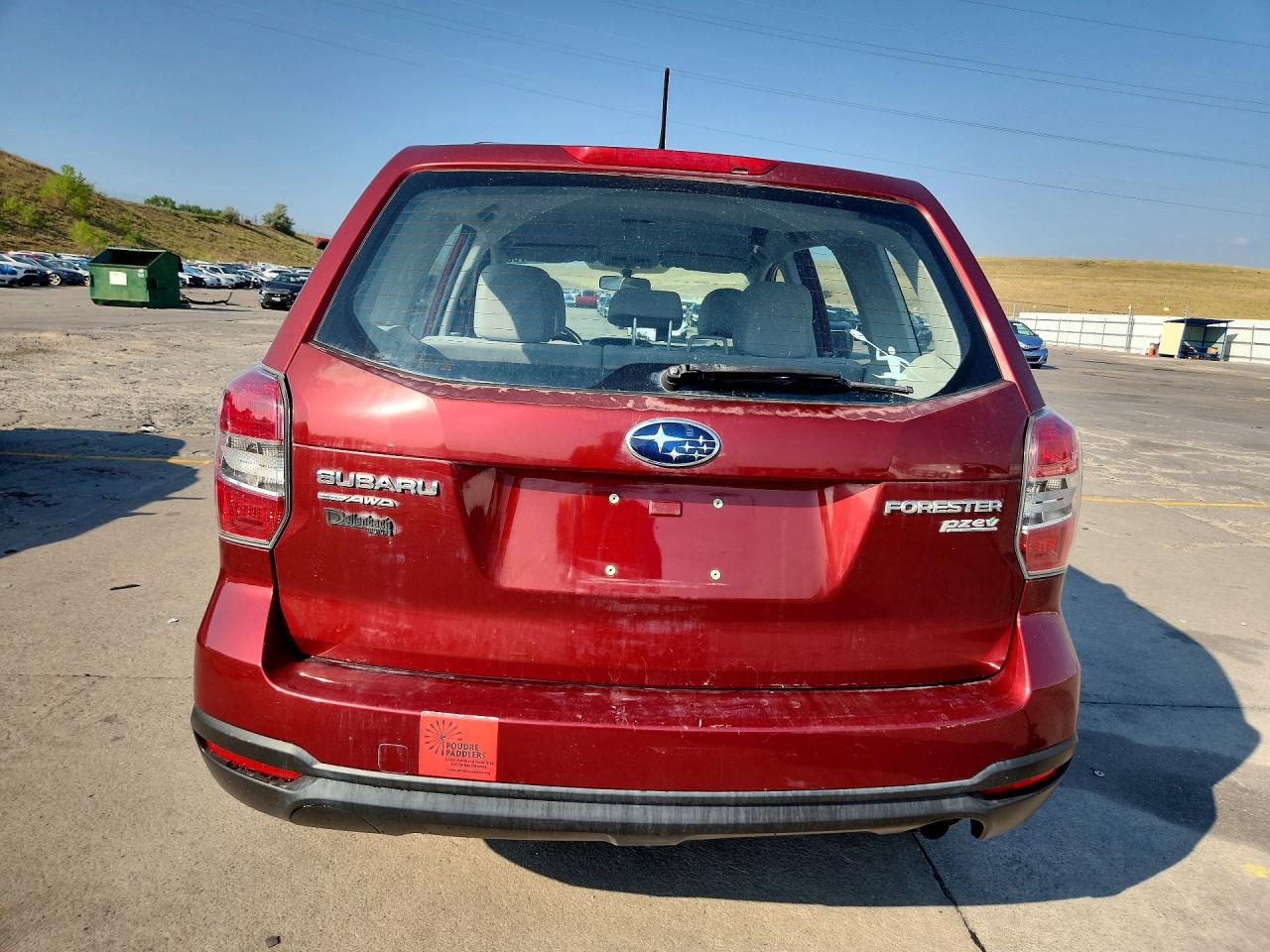2014 Subaru Forester 2.5i Burgundy vin: JF2SJAAC3EH510647