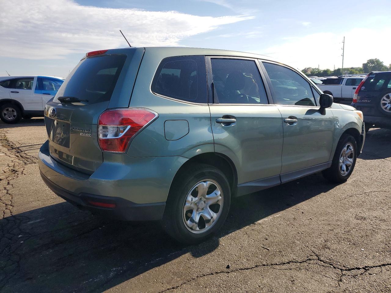 2014 Subaru Forester 2.5i Зеленый vin: JF2SJAAC3EH529196
