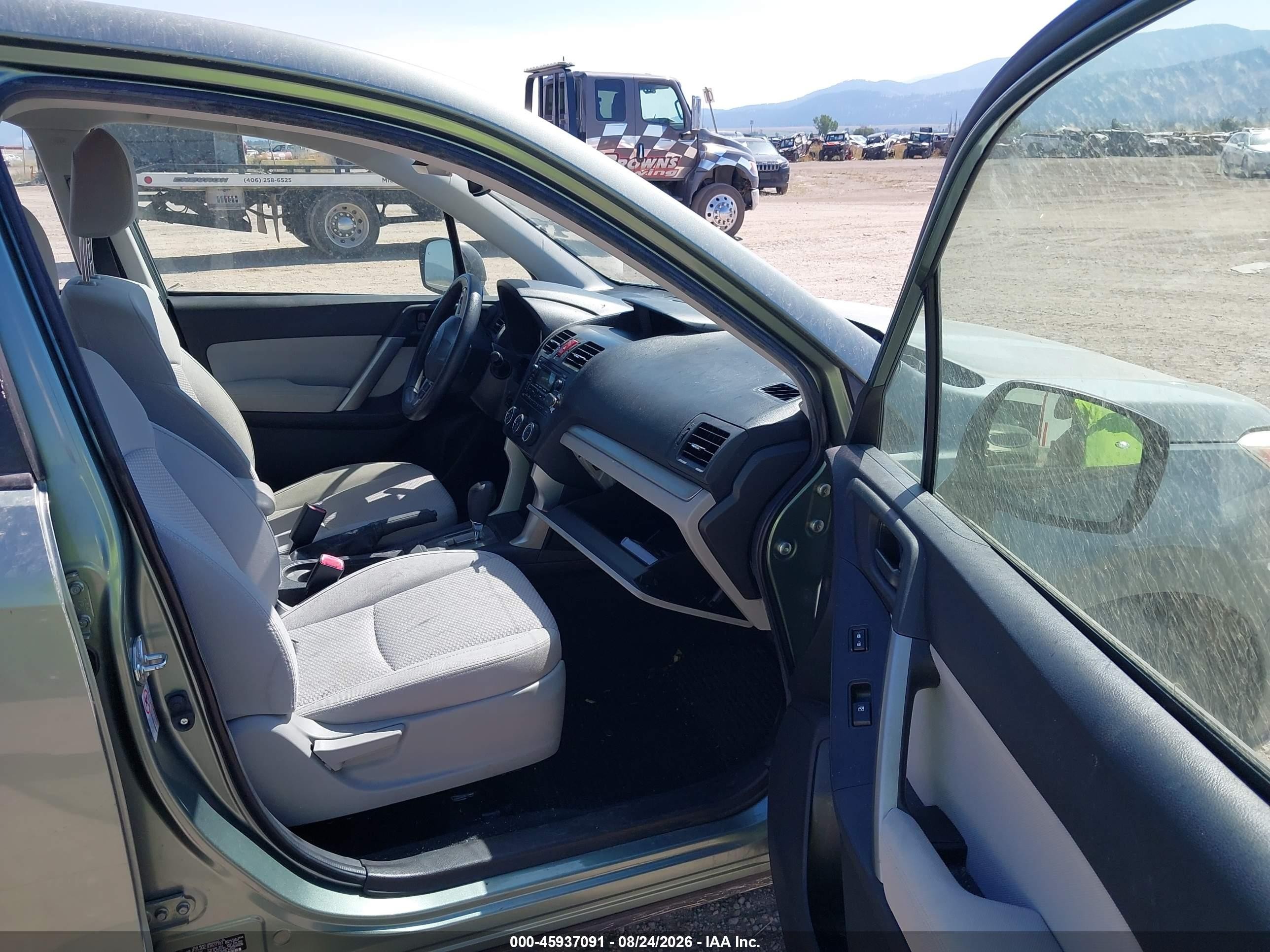 2014 Subaru Forester 2.5i Green vin: JF2SJAAC3EH537783