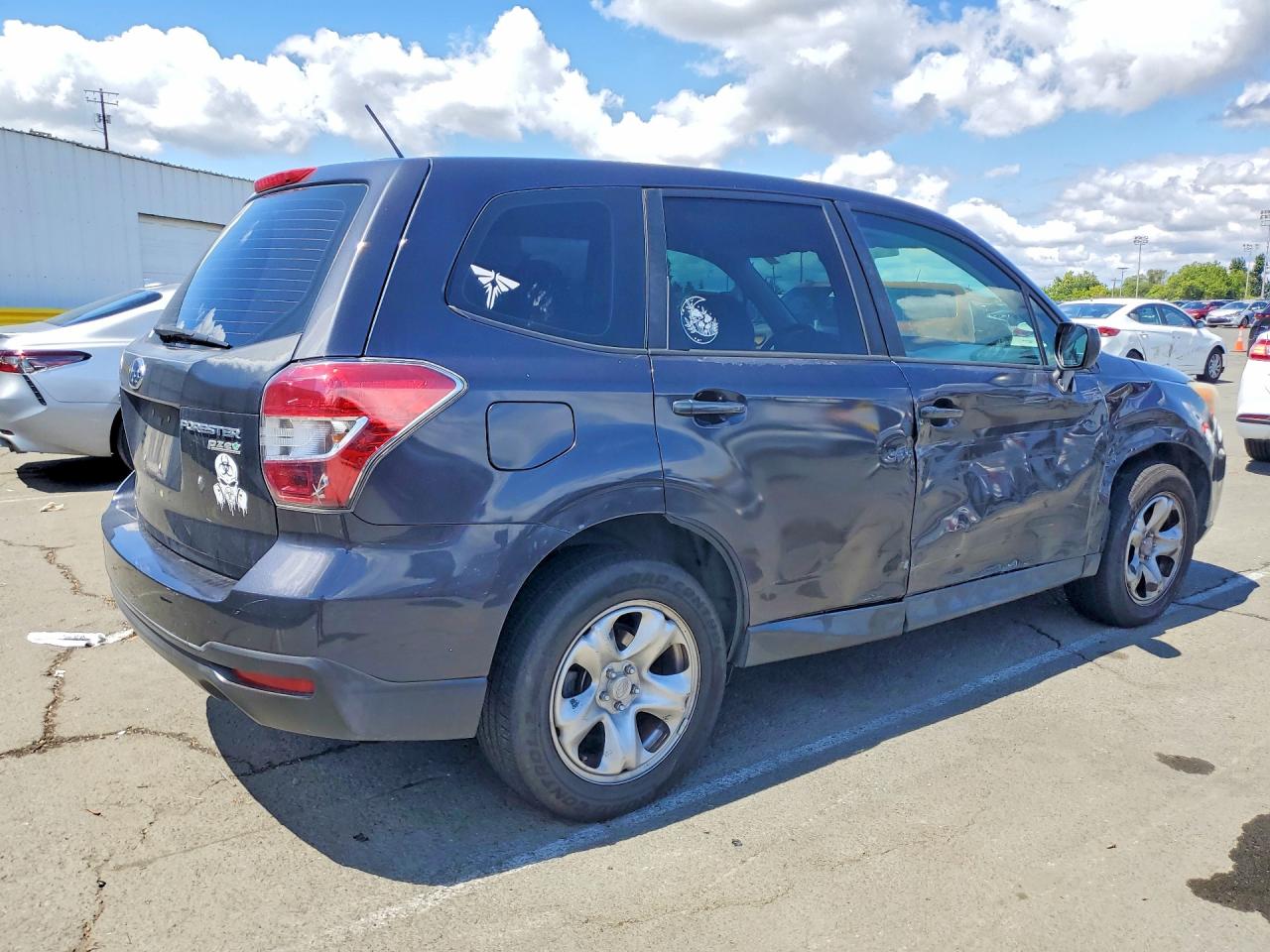 2014 Subaru Forester 2.5i Gray vin: JF2SJAAC3EH548265