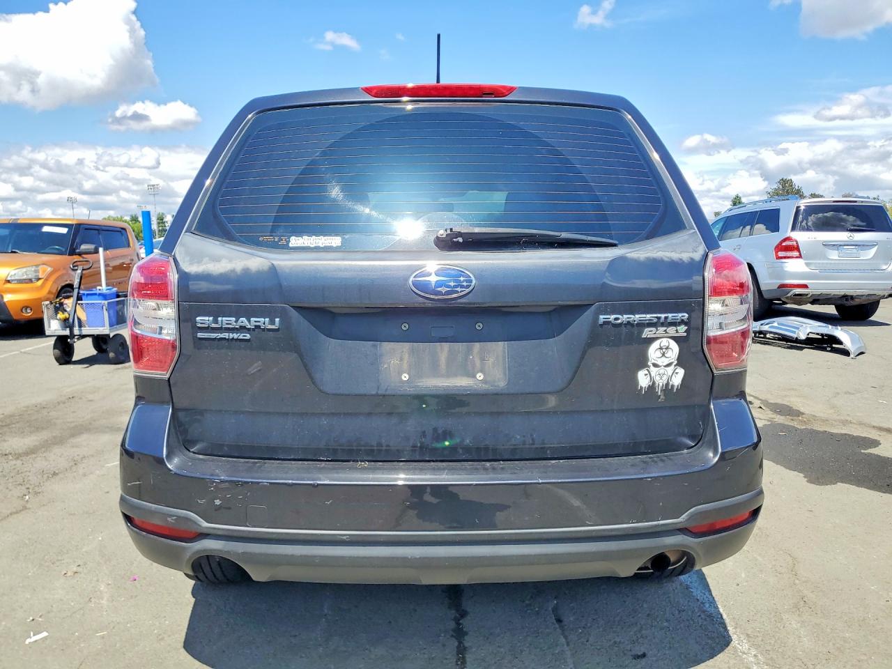 2014 Subaru Forester 2.5i Gray vin: JF2SJAAC3EH548265