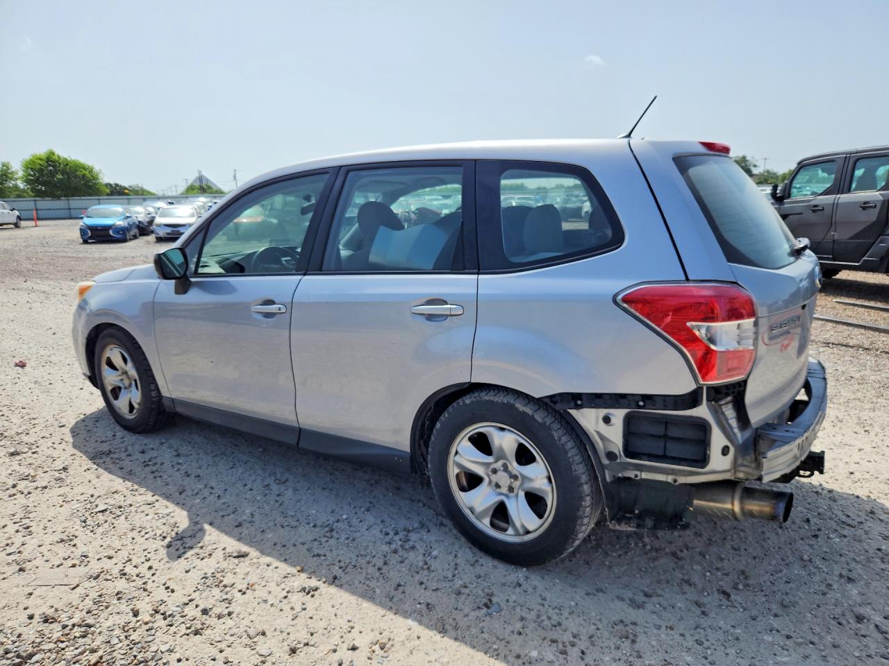 2014 Subaru Forester 2.5i Серебряный vin: JF2SJAAC4EG419649