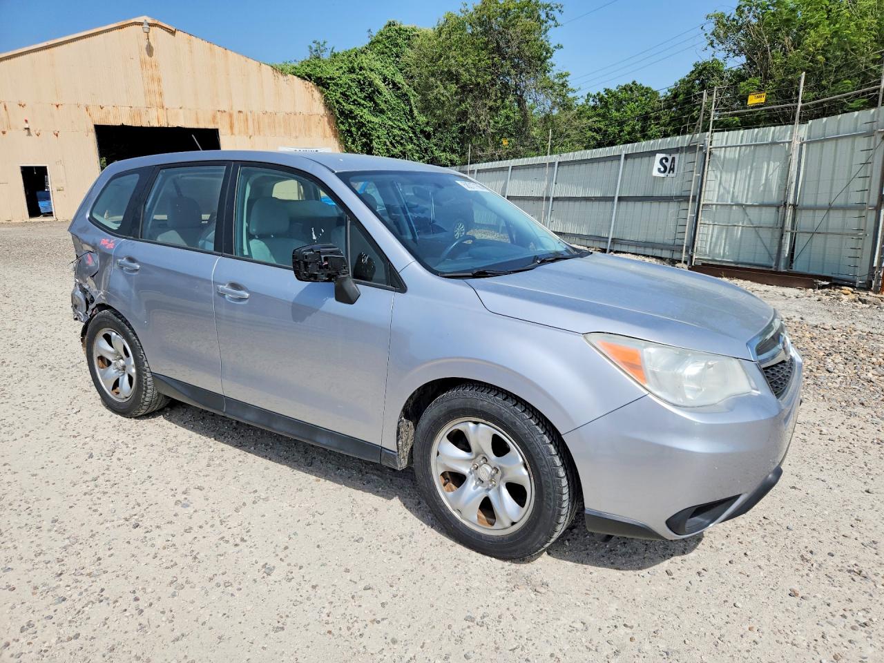2014 Subaru Forester 2.5i Серебряный vin: JF2SJAAC4EG419649