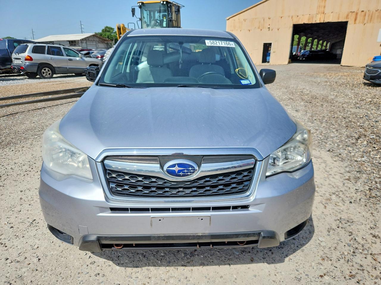 2014 Subaru Forester 2.5i Серебряный vin: JF2SJAAC4EG419649