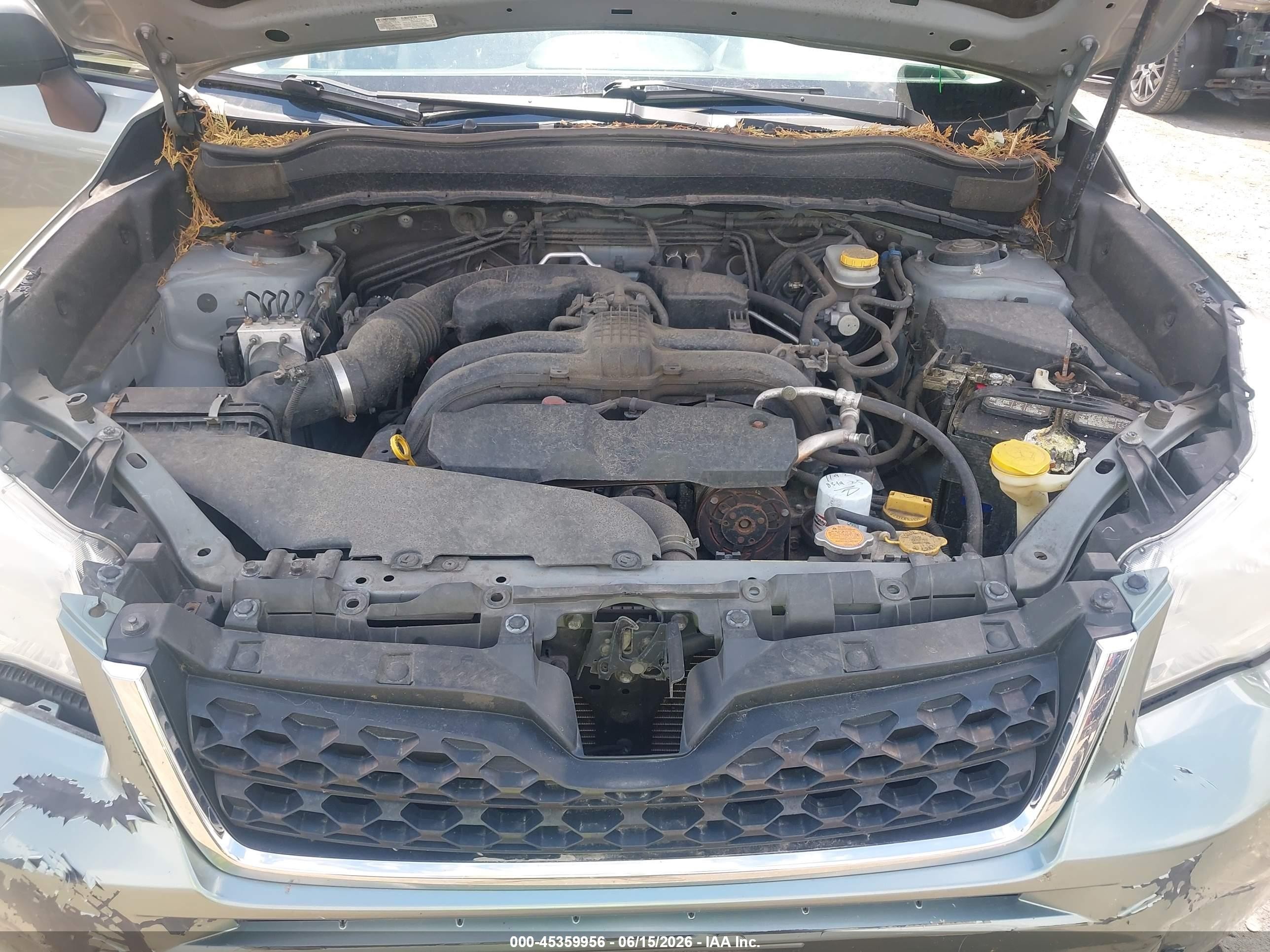 2014 Subaru Forester 2.5i Зеленый vin: JF2SJAAC4EH408855