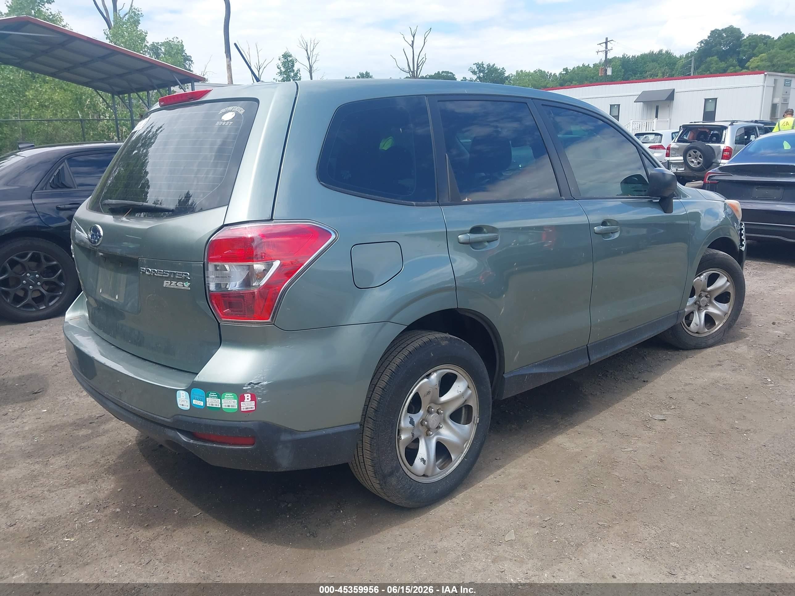 2014 Subaru Forester 2.5i Зеленый vin: JF2SJAAC4EH408855