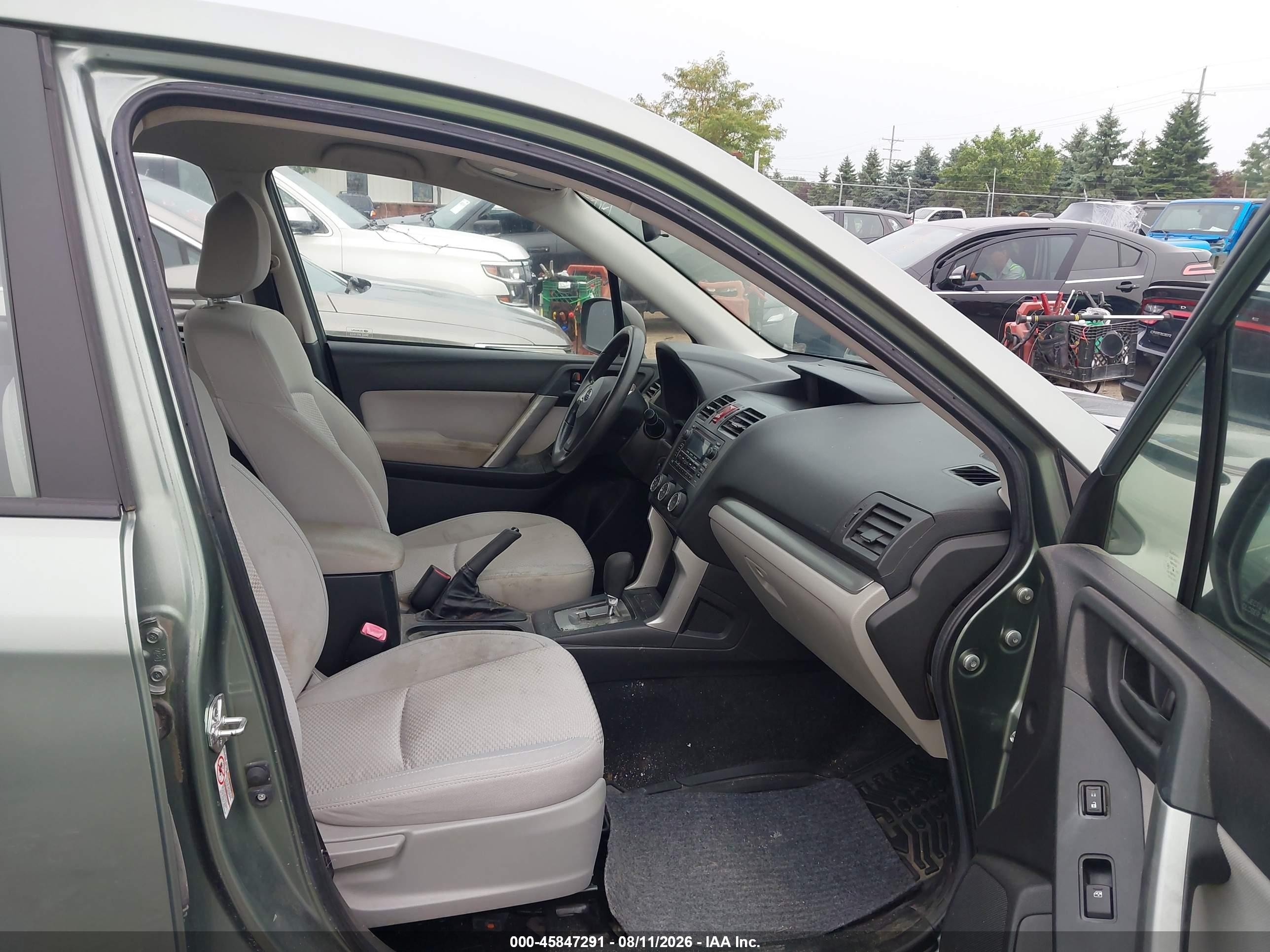 2014 Subaru Forester 2.5i Green vin: JF2SJAAC4EH434047
