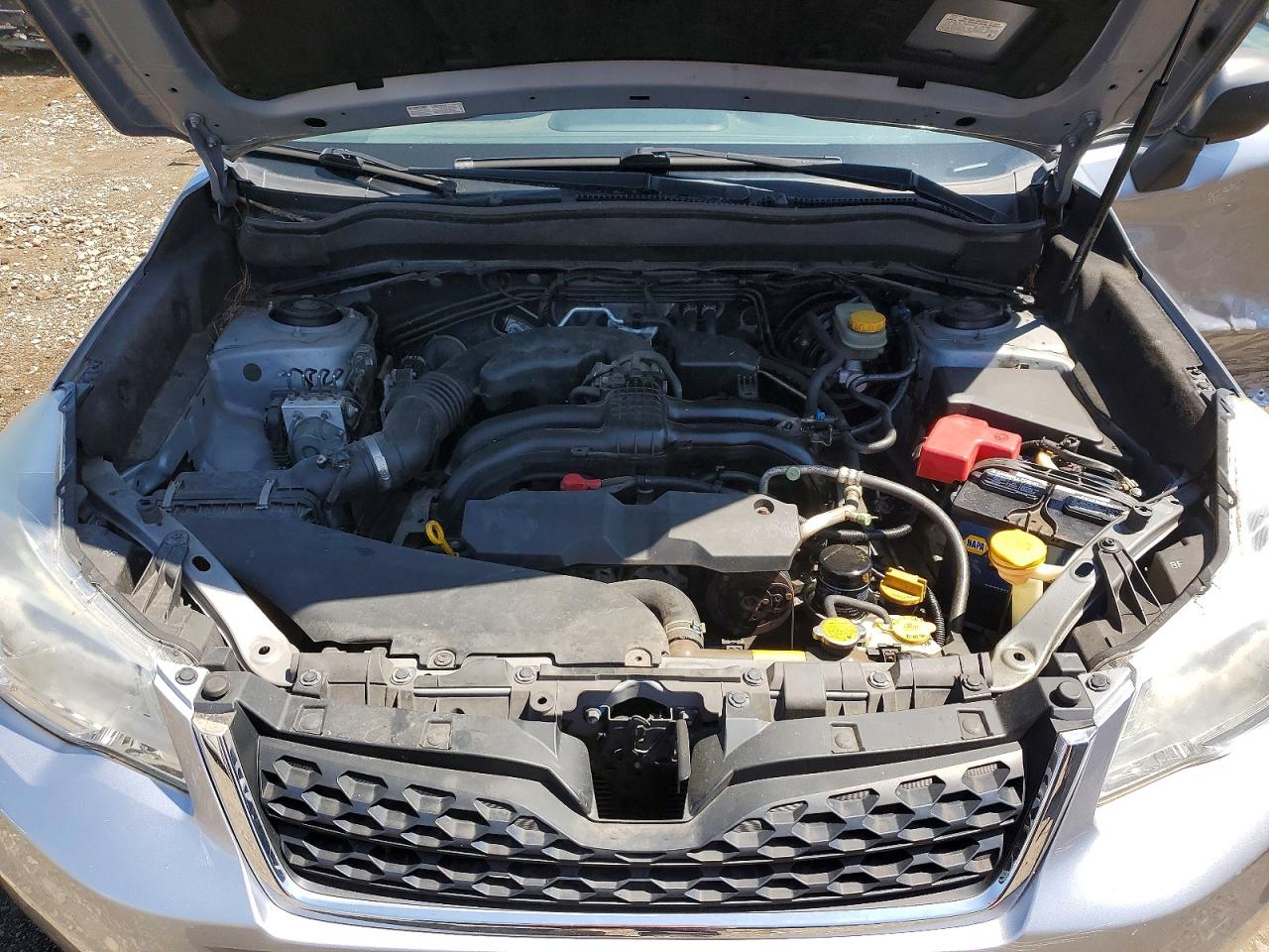 2014 Subaru Forester 2.5i Silver vin: JF2SJAAC4EH469574