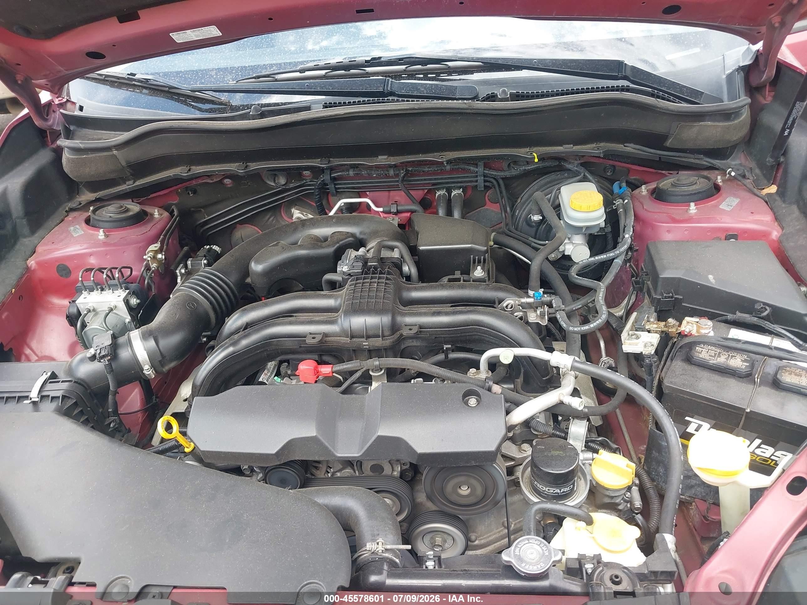 2014 Subaru Forester 2.5i Red vin: JF2SJAAC4EH475293