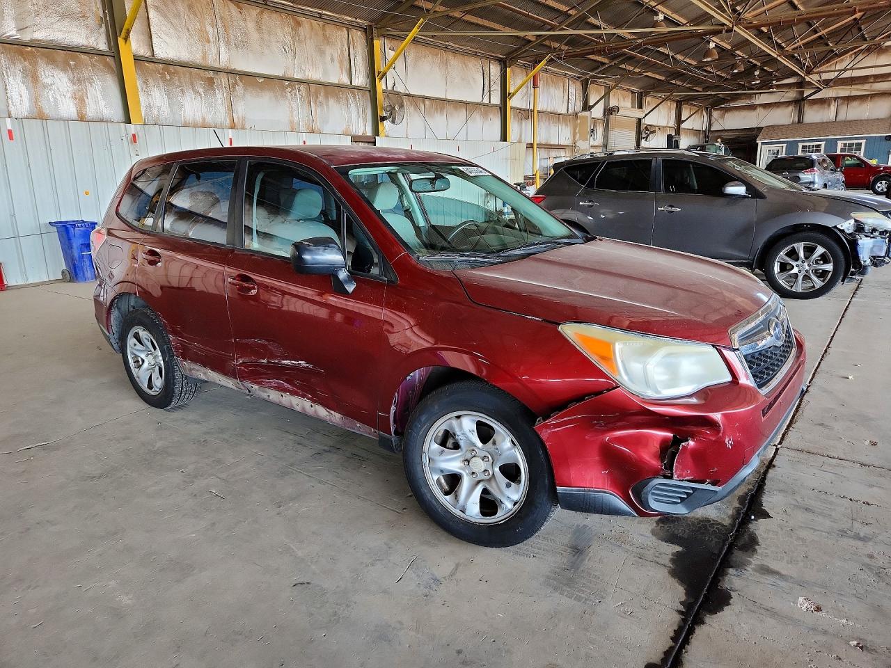 2014 Subaru Forester 2.5i Бордовый vin: JF2SJAAC4EH481546