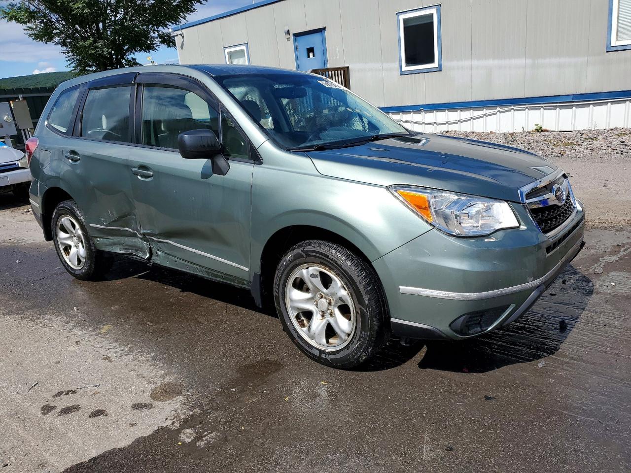 2014 Subaru Forester 2.5i Green vin: JF2SJAAC4EH508308