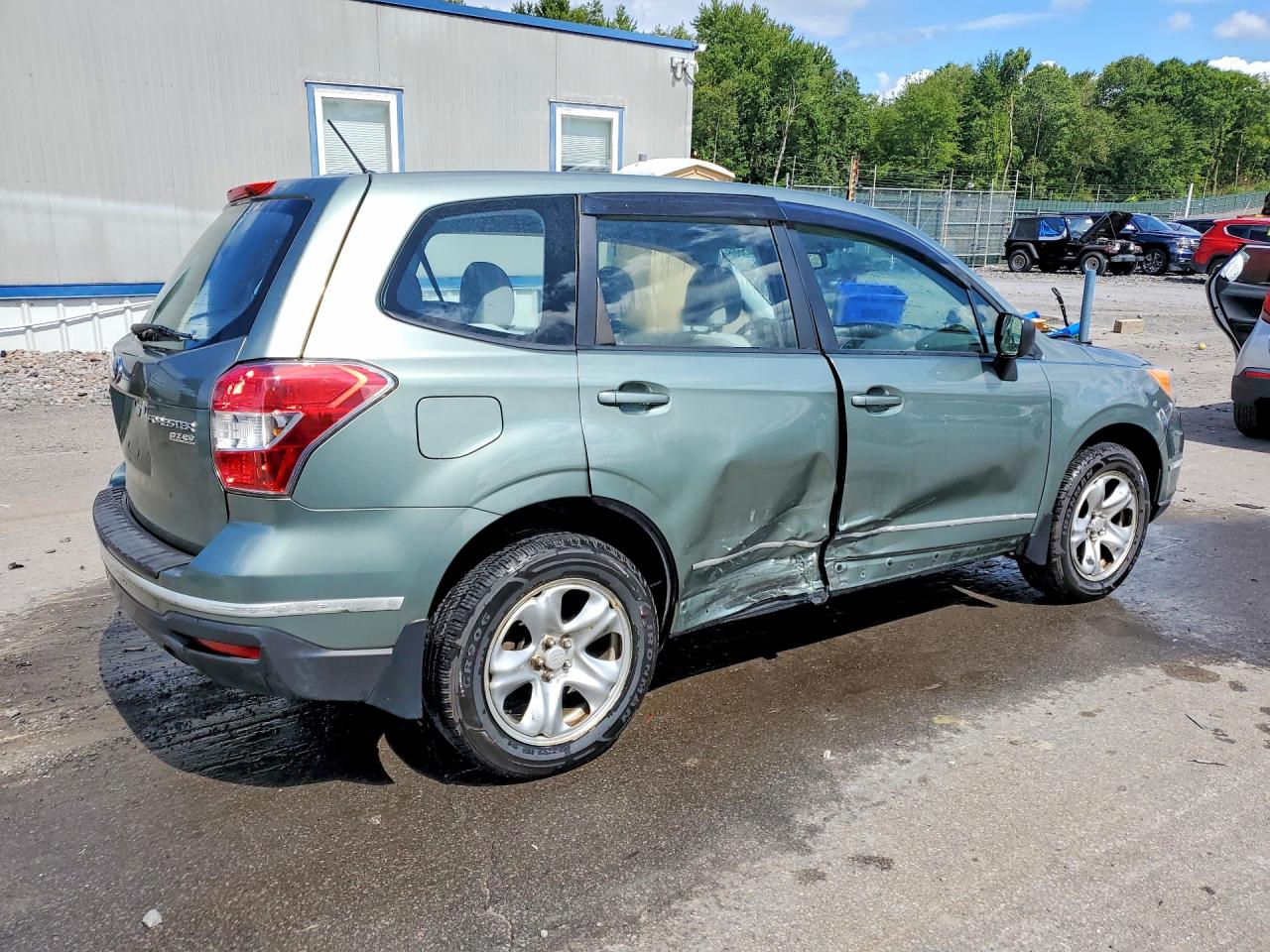 2014 Subaru Forester 2.5i Green vin: JF2SJAAC4EH508308