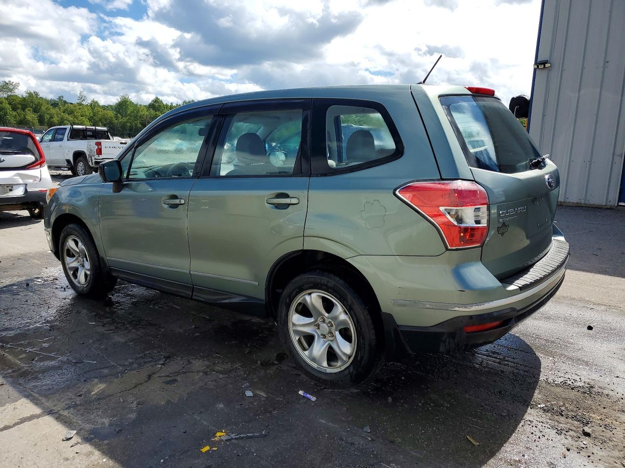 2014 Subaru Forester 2.5i Green vin: JF2SJAAC4EH508308