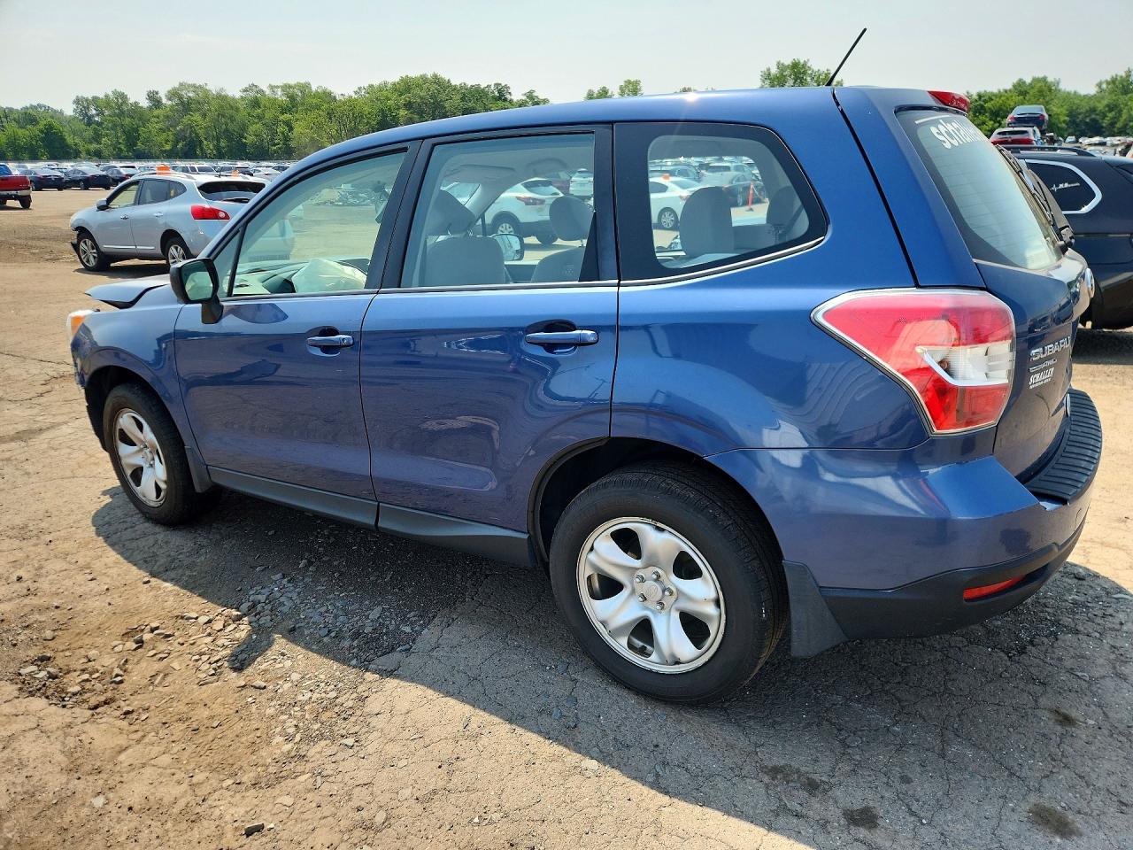 2014 Subaru Forester 2.5i Blue vin: JF2SJAAC4EH521270