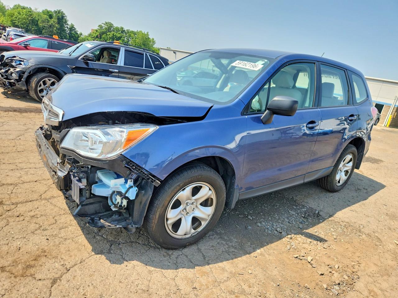 2014 Subaru Forester 2.5i Синий vin: JF2SJAAC4EH521270