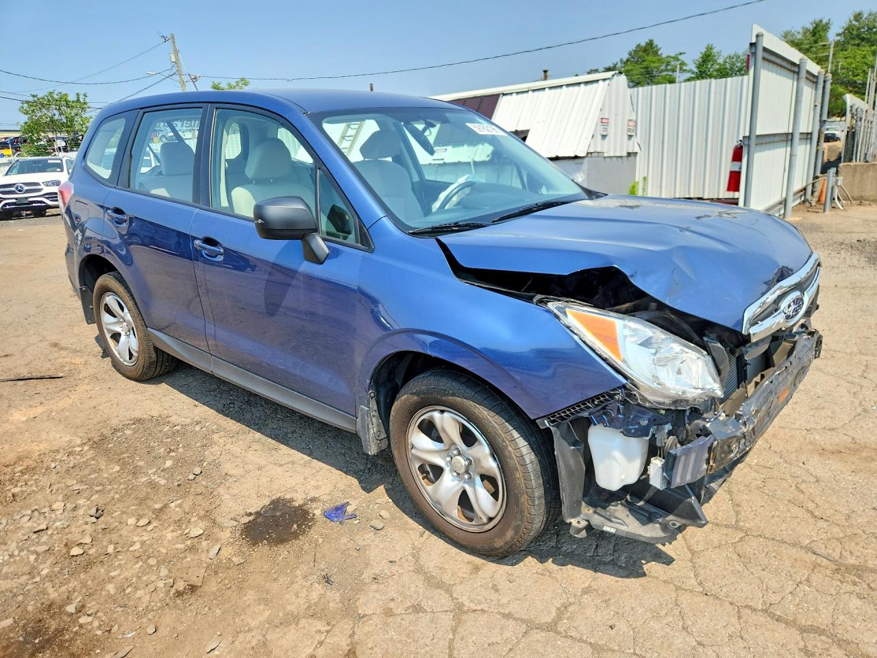 2014 Subaru Forester 2.5i Blue vin: JF2SJAAC4EH521270