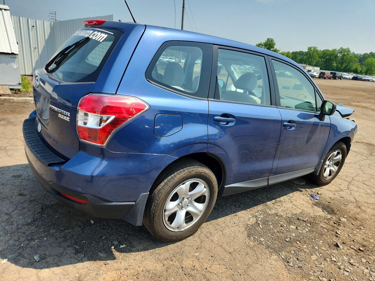 2014 Subaru Forester 2.5i Blue vin: JF2SJAAC4EH521270