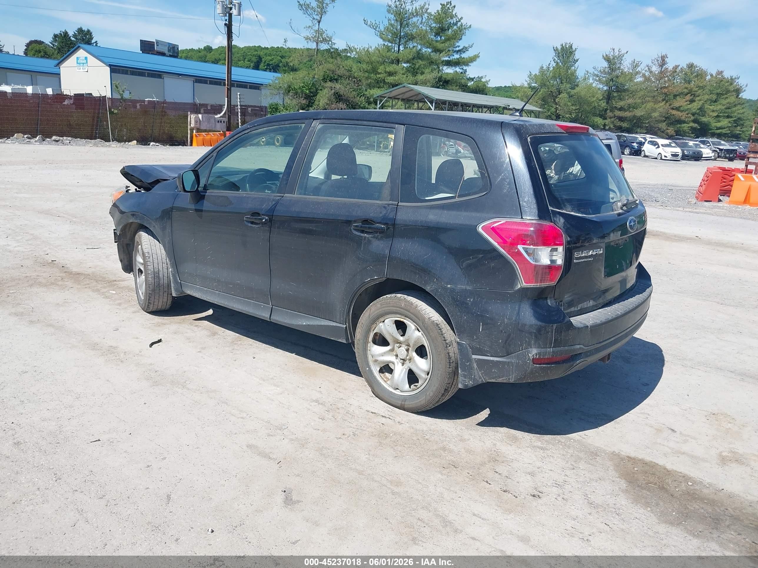 2014 Subaru Forester 2.5i Black vin: JF2SJAAC4EH531300