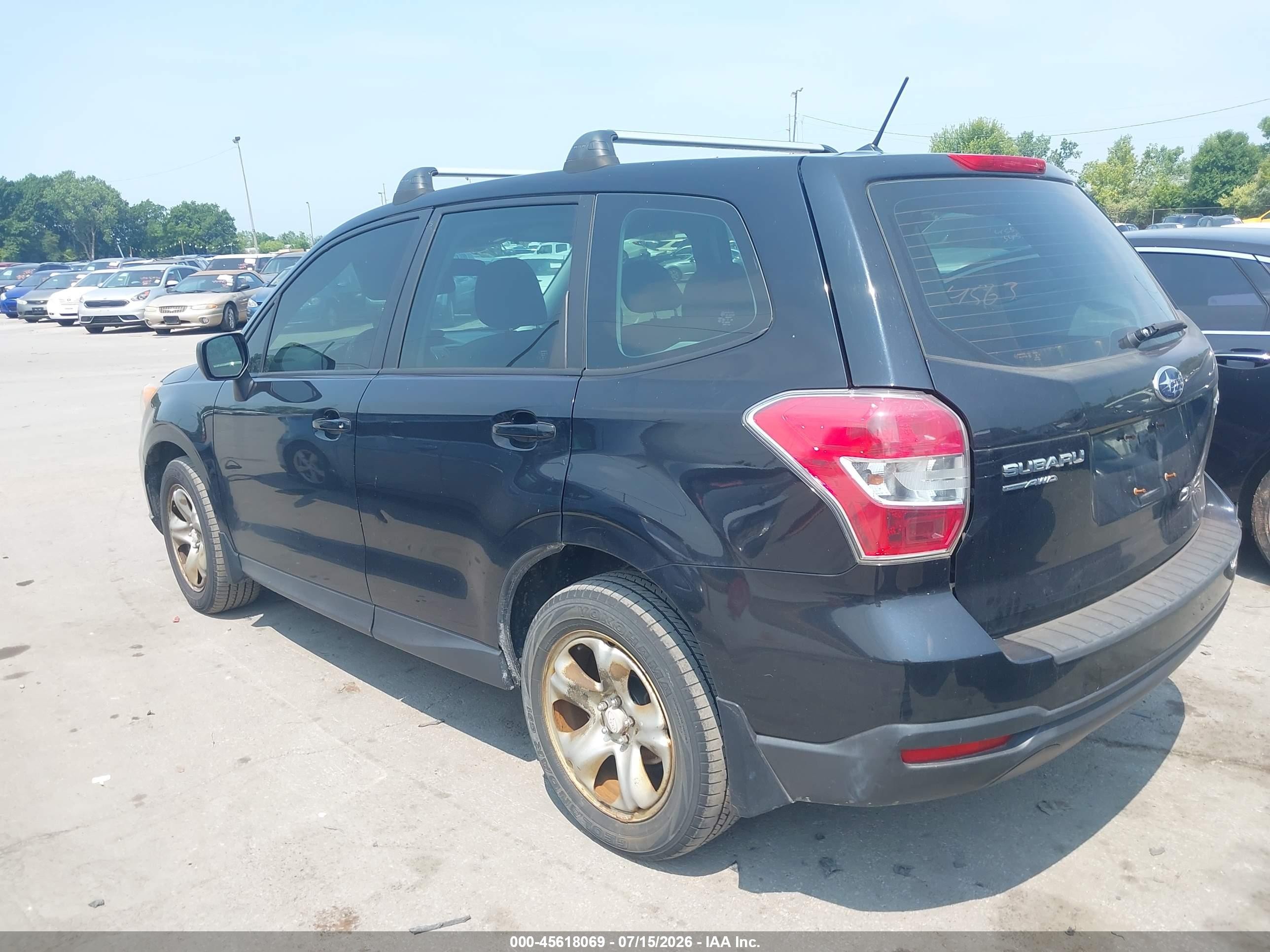 2014 Subaru Forester 2.5i Black vin: JF2SJAAC4EH540109