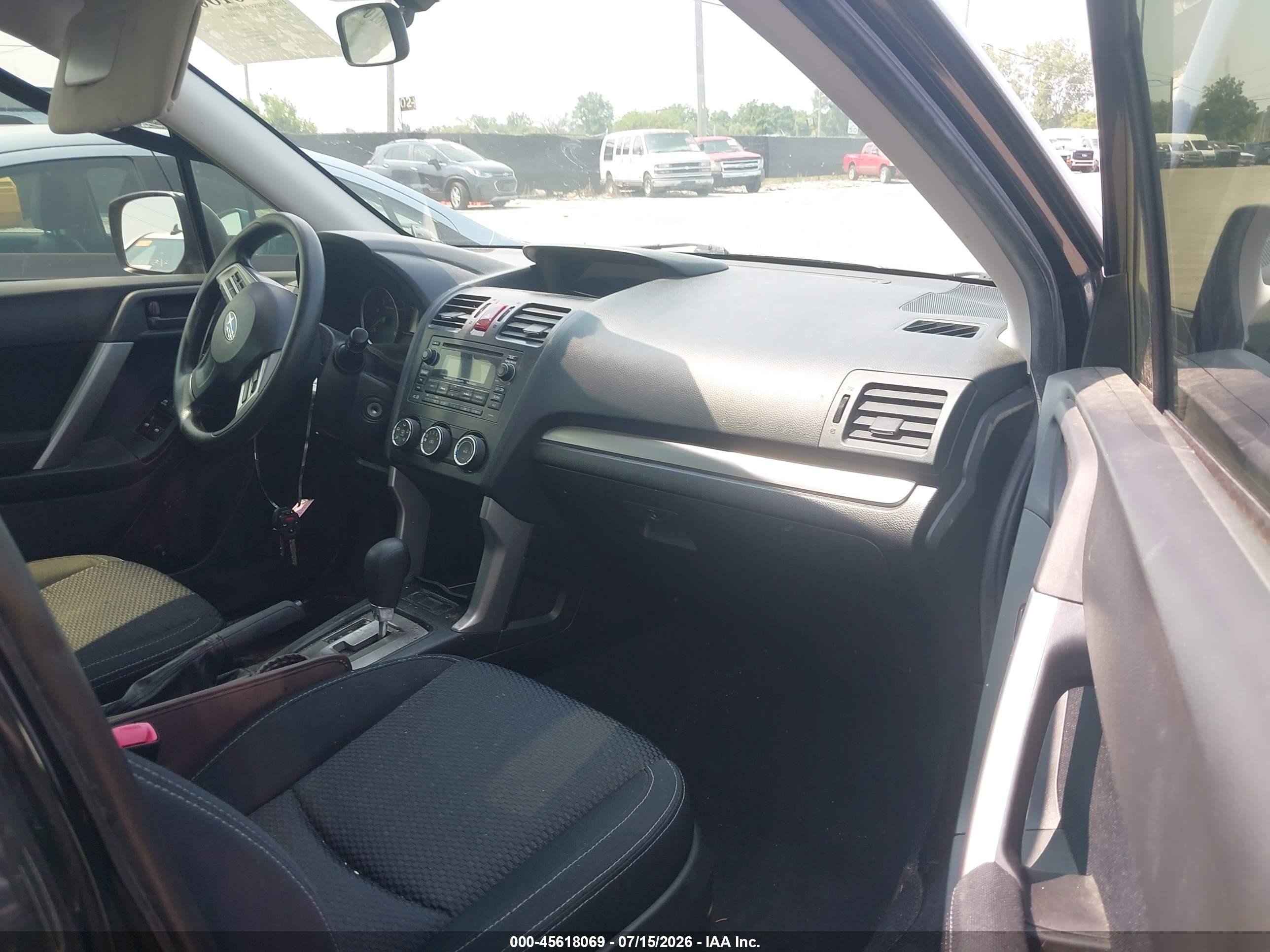 2014 Subaru Forester 2.5i Black vin: JF2SJAAC4EH540109