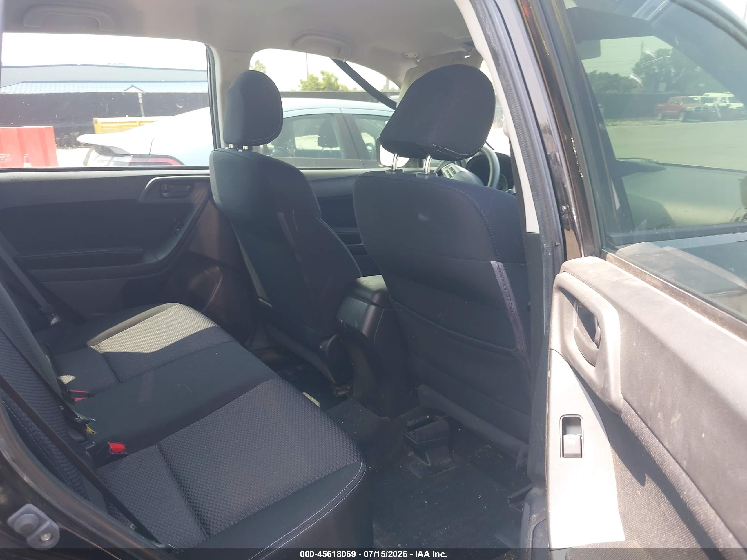 2014 Subaru Forester 2.5i Black vin: JF2SJAAC4EH540109