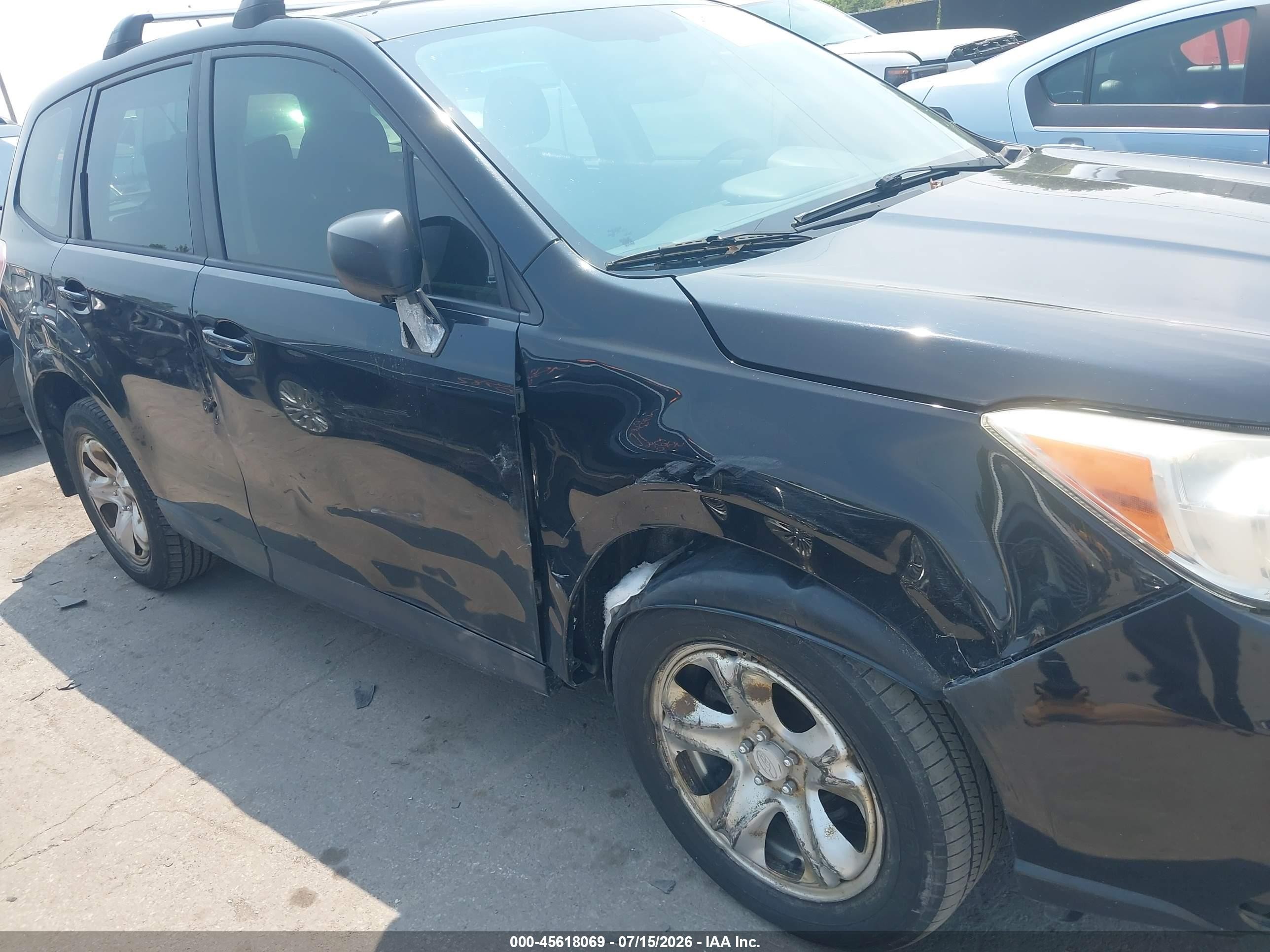2014 Subaru Forester 2.5i Black vin: JF2SJAAC4EH540109