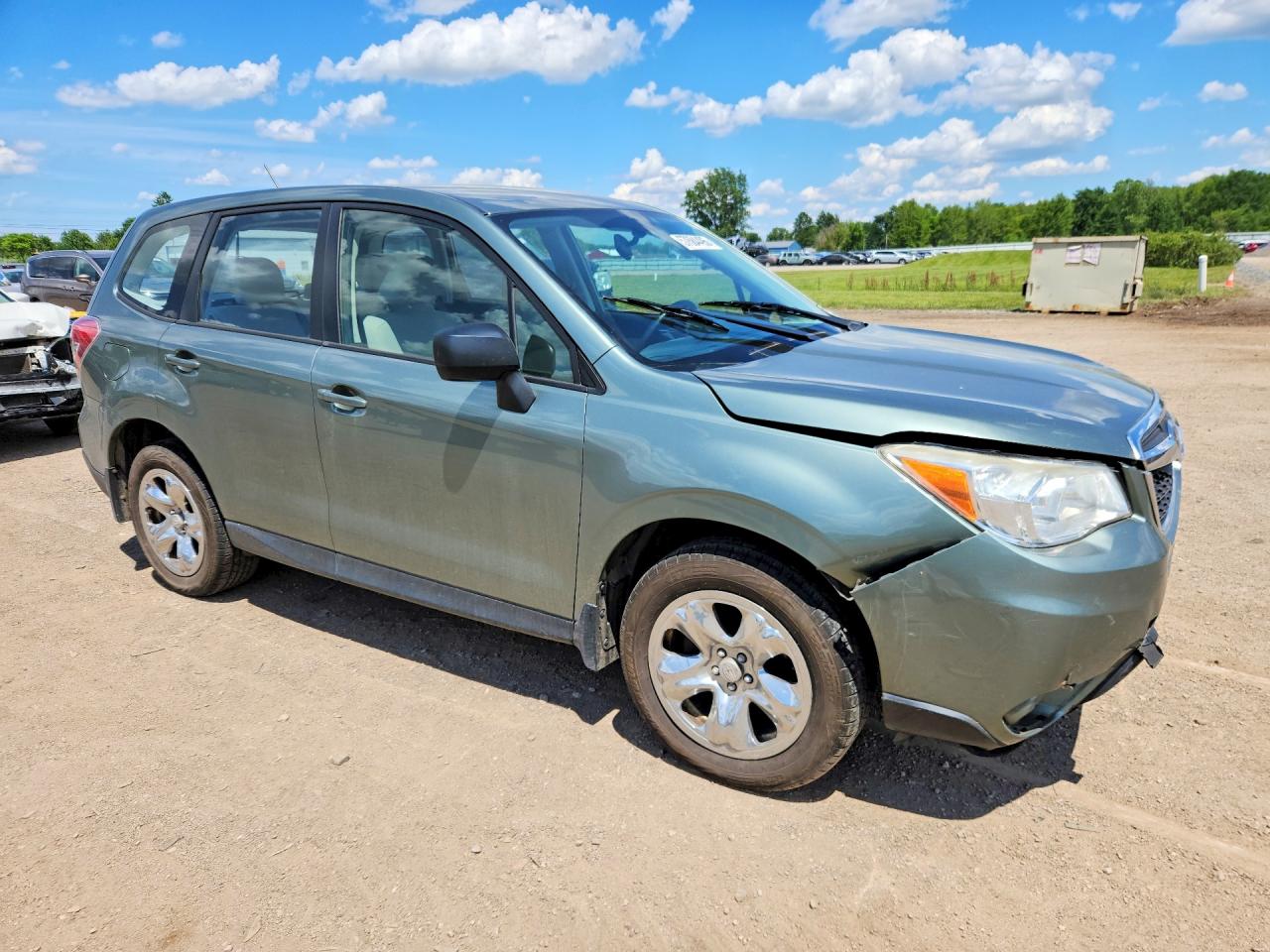 2014 Subaru Forester 2.5i Green vin: JF2SJAAC5EG426285