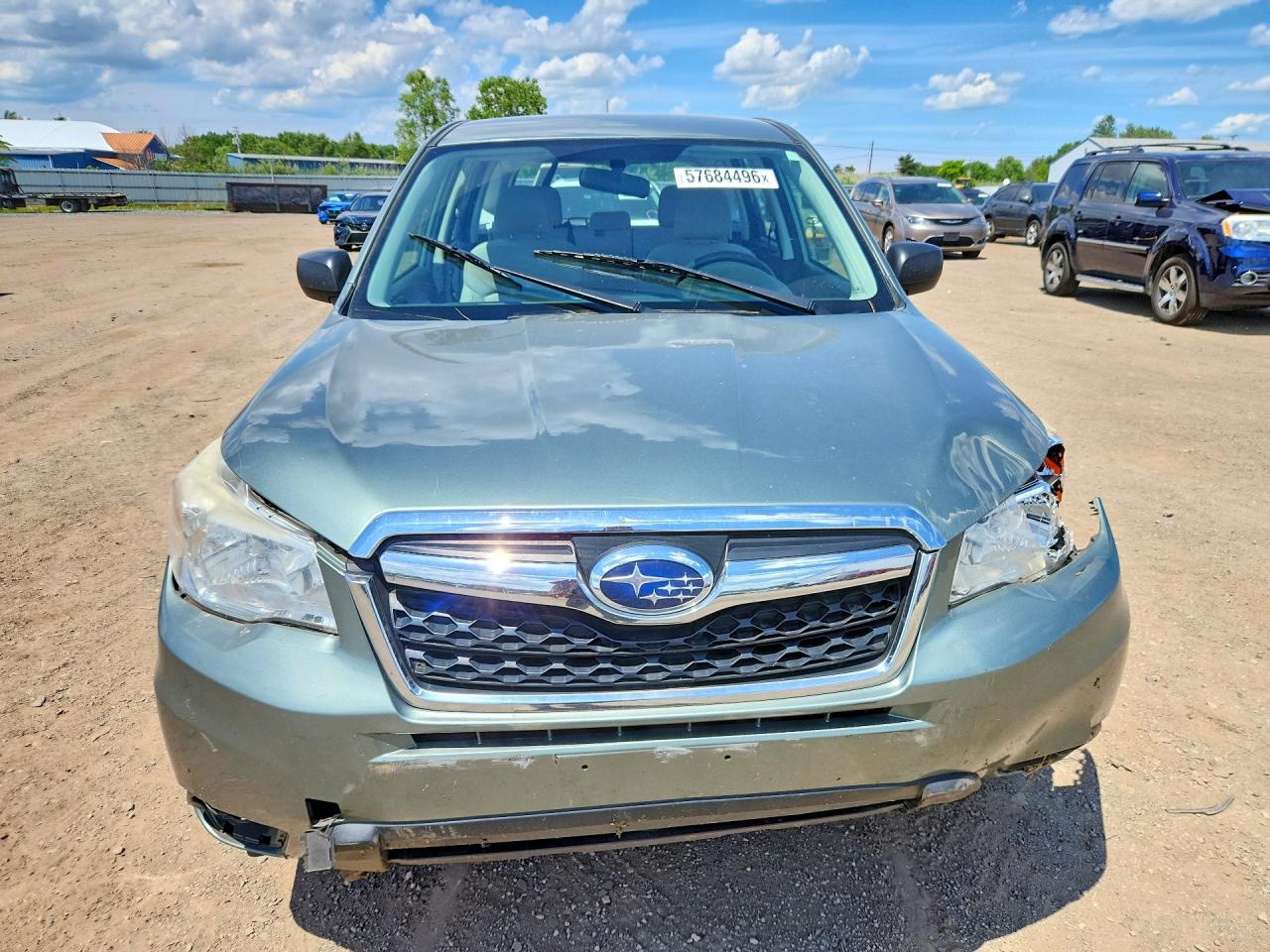 2014 Subaru Forester 2.5i Green vin: JF2SJAAC5EG426285