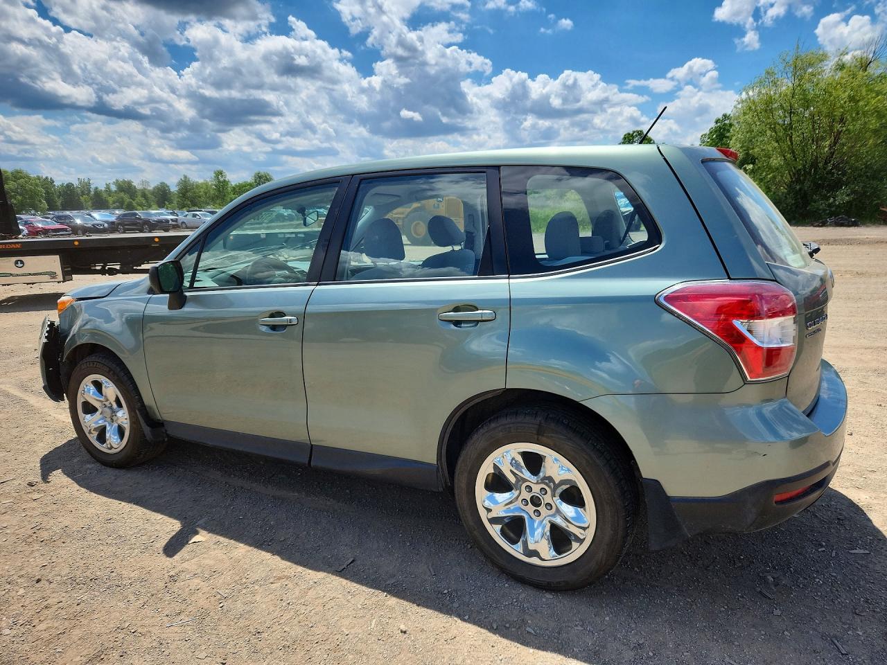 2014 Subaru Forester 2.5i Green vin: JF2SJAAC5EG426285