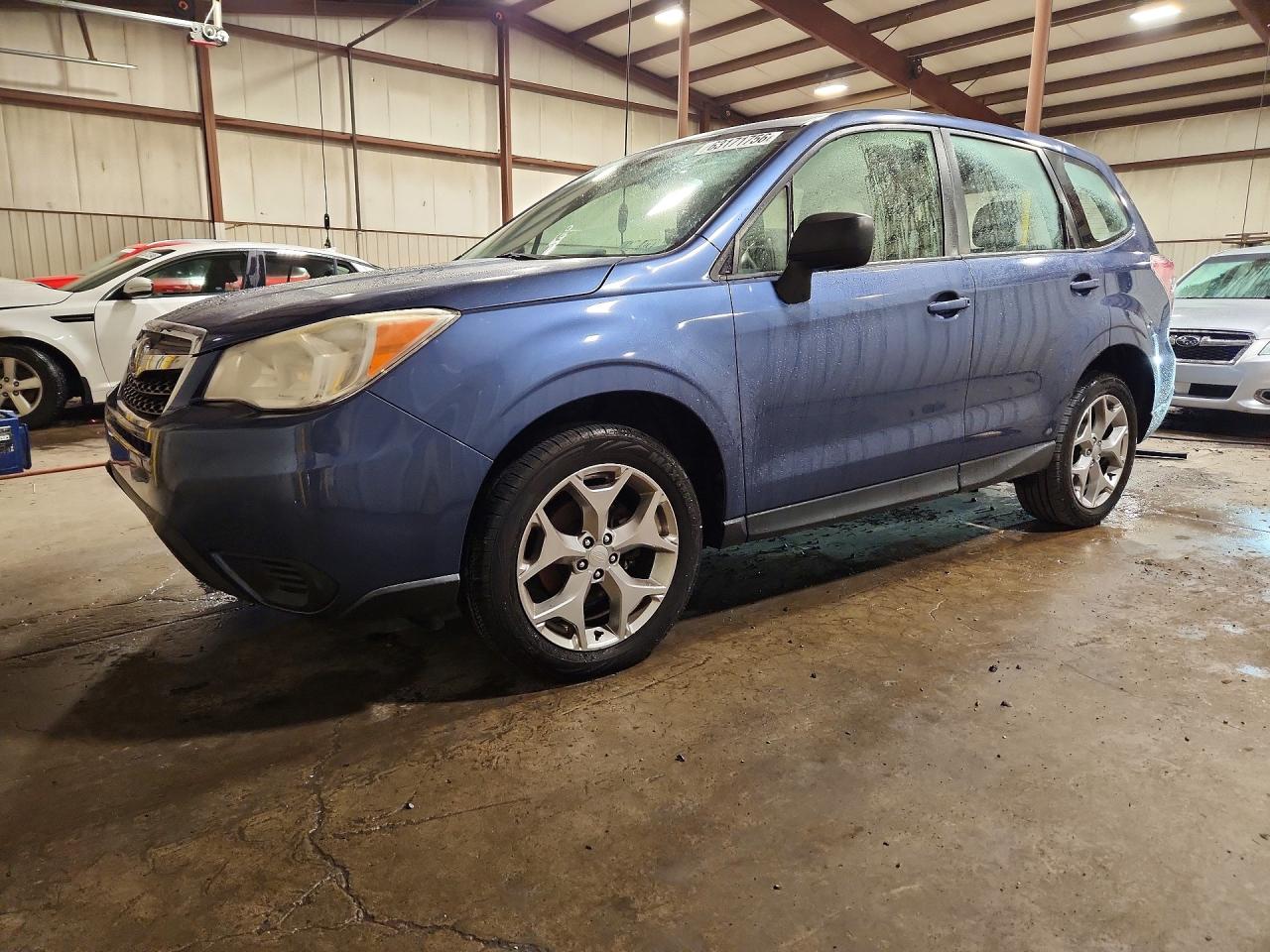 2014 Subaru Forester 2.5i Blue vin: JF2SJAAC5EH413871