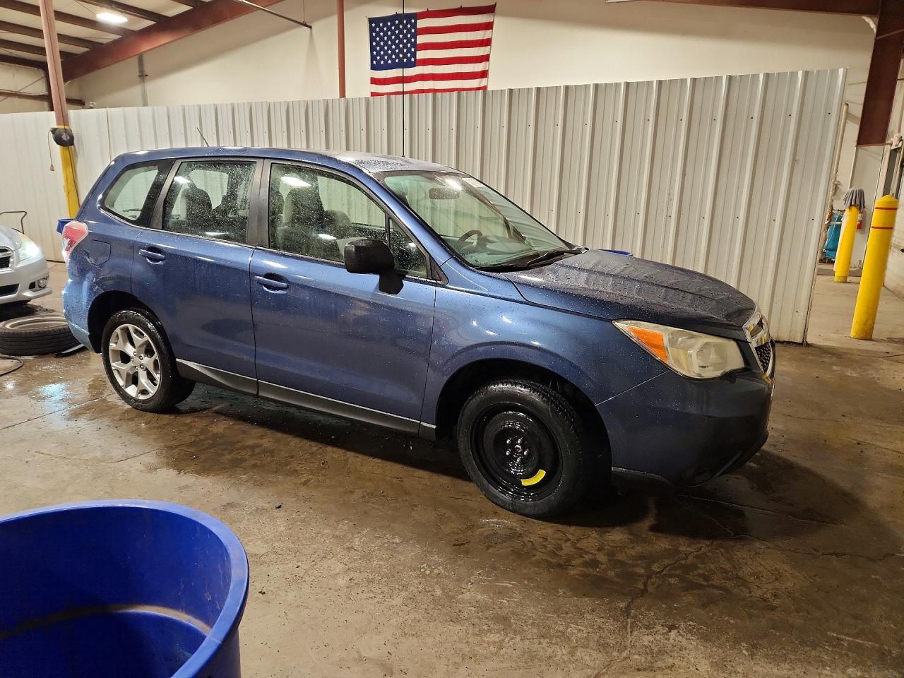 2014 Subaru Forester 2.5i Blue vin: JF2SJAAC5EH413871