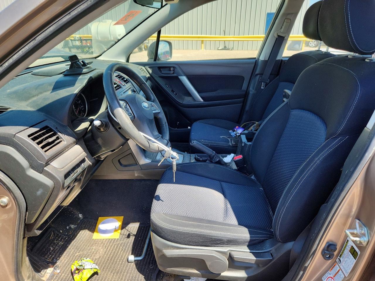 2014 Subaru Forester 2.5i Silver vin: JF2SJAAC5EH414874