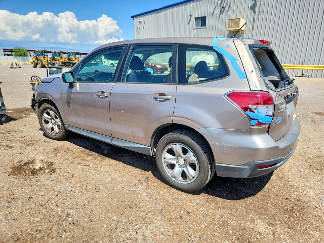2014 Subaru Forester 2.5i Silver vin: JF2SJAAC5EH414874
