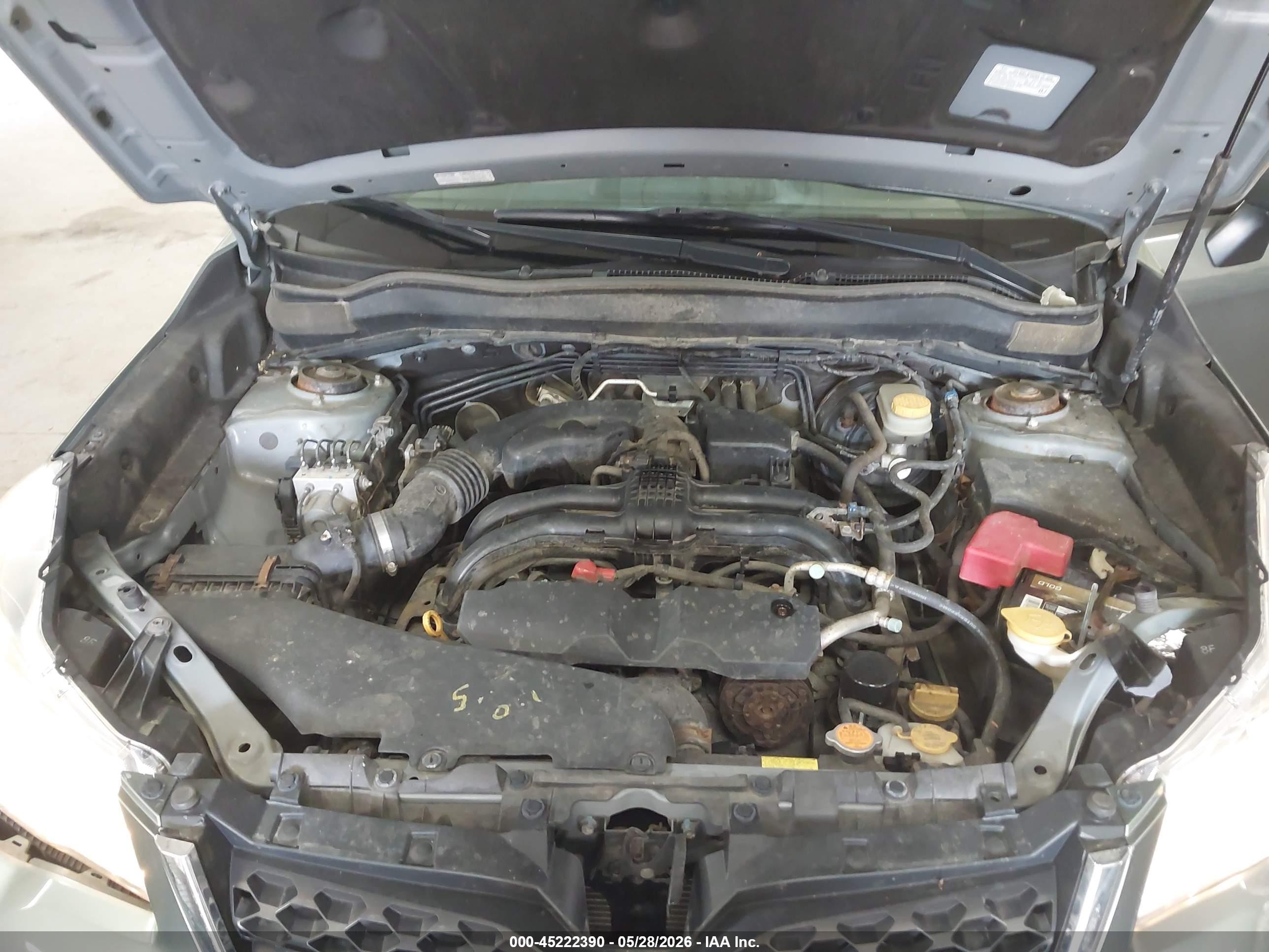 2014 Subaru Forester 2.5i Зеленый vin: JF2SJAAC5EH427656