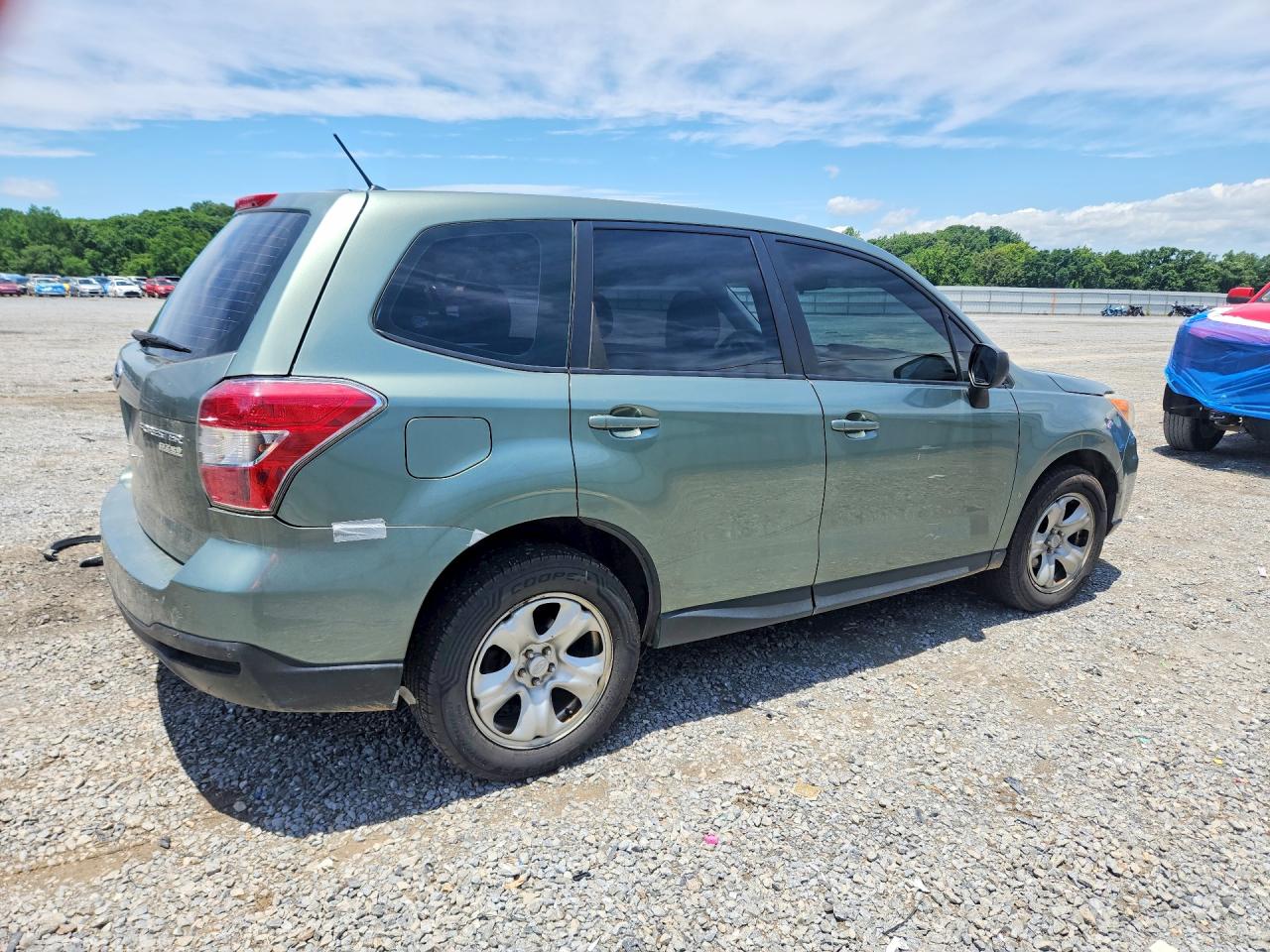 2014 Subaru Forester Green vin: JF2SJAAC5EH449902
