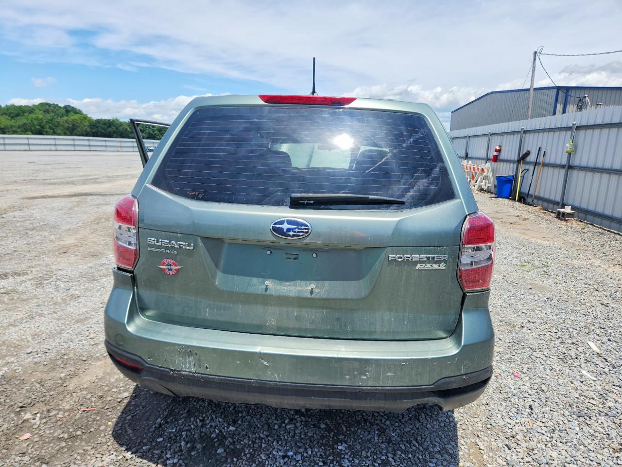 2014 Subaru Forester Green vin: JF2SJAAC5EH449902